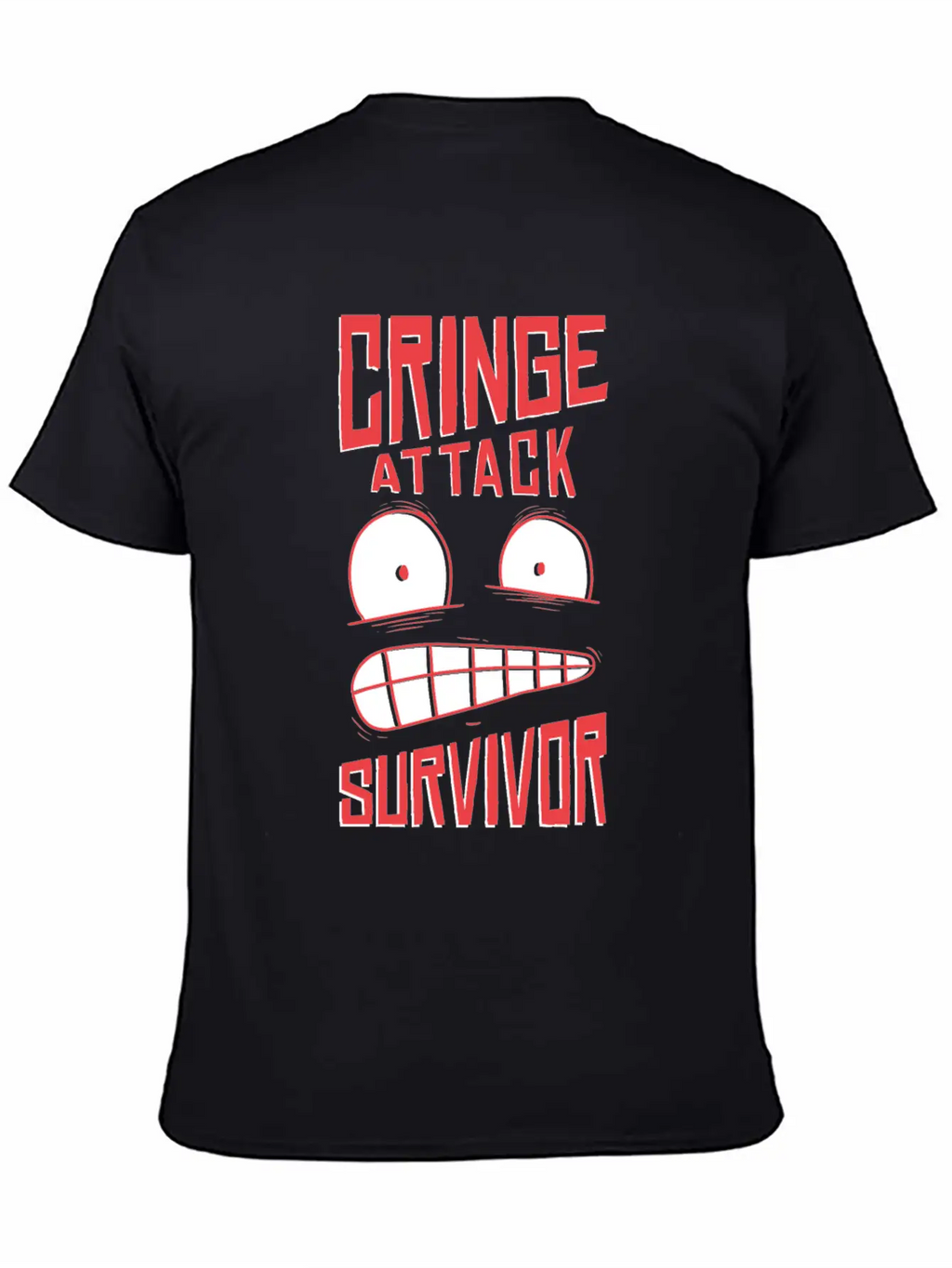Cringe Attack ! Unisex Casual T-Shirt – Clean Design For Daily Comfort