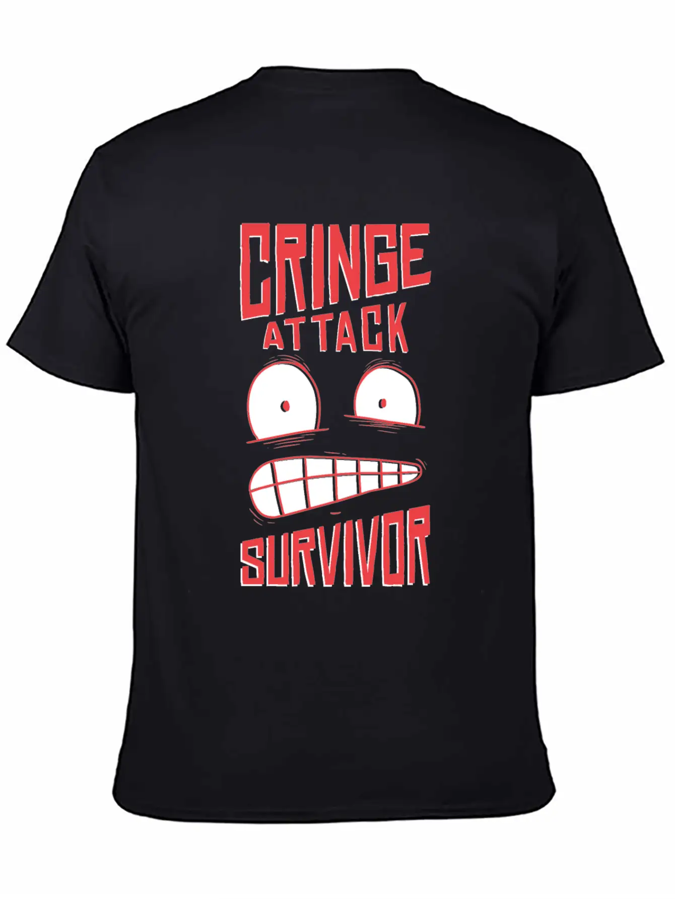 Cringe Attack ! Unisex Casual T-Shirt – Clean Design For Daily Comfort