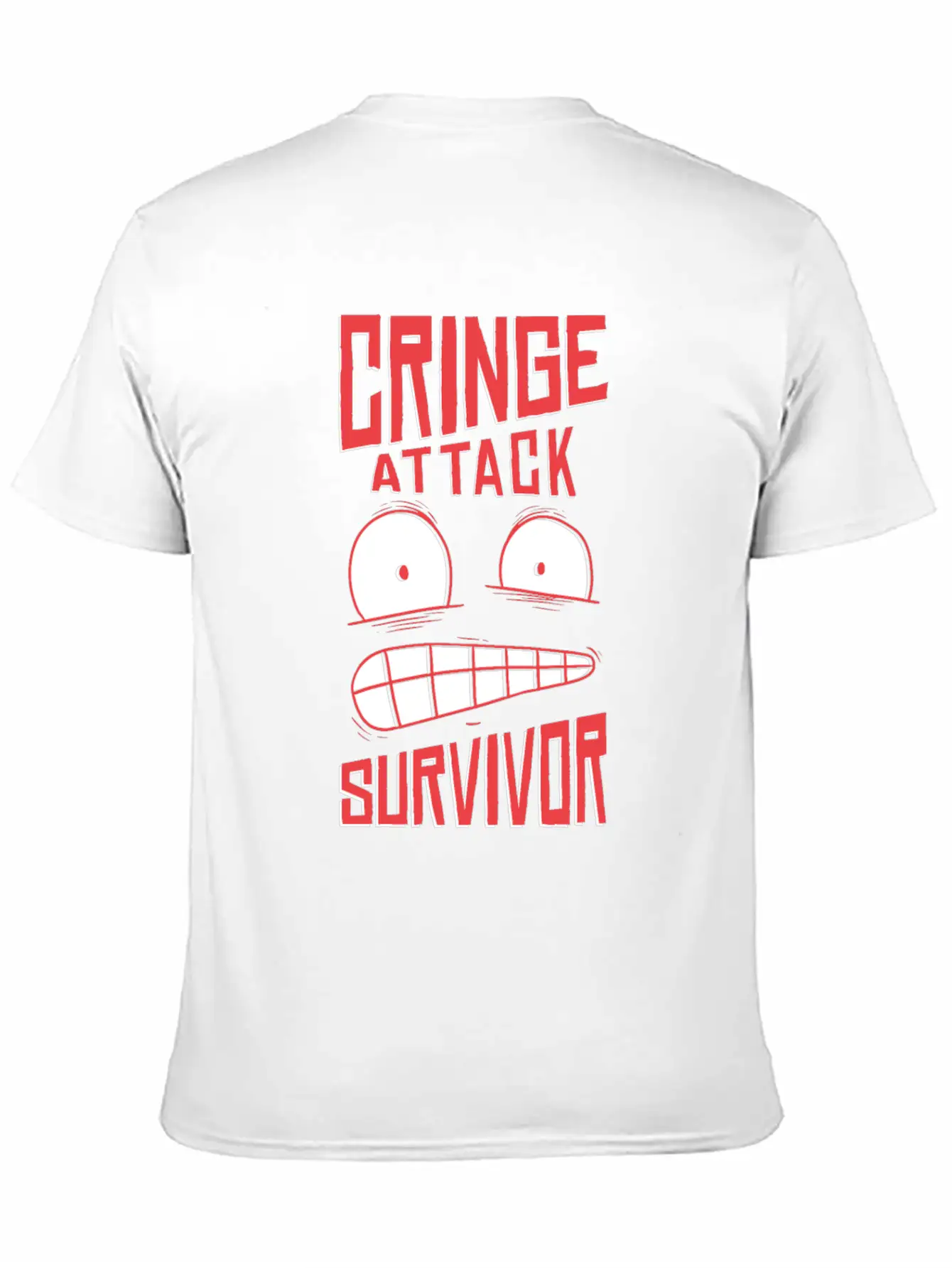 Cringe Attack ! Unisex Casual T-Shirt – Clean Design For Daily Comfort