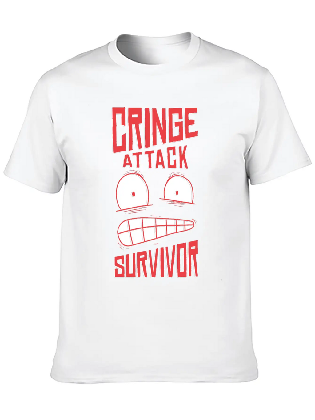 Cringe Attack ! Unisex Casual T-Shirt – Clean Design For Daily Comfort