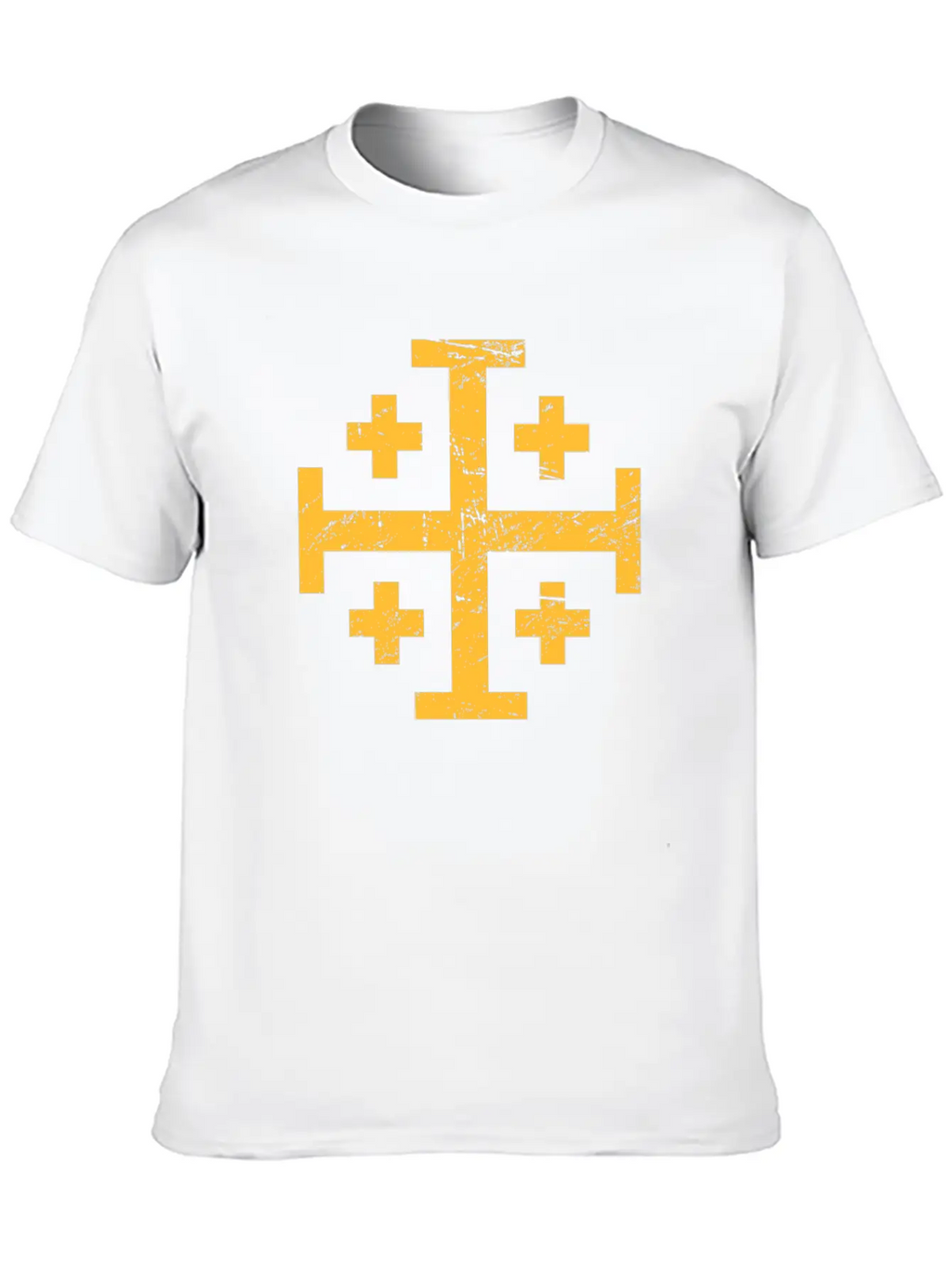 Cross Of Jerusalem | Renaissance Festival Unisex Casual T-Shirt – Clean Design For Daily Comfort