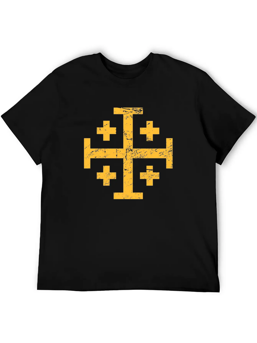 Cross Of Jerusalem | Renaissance Festival Unisex Casual T-Shirt – Clean Design For Daily Comfort