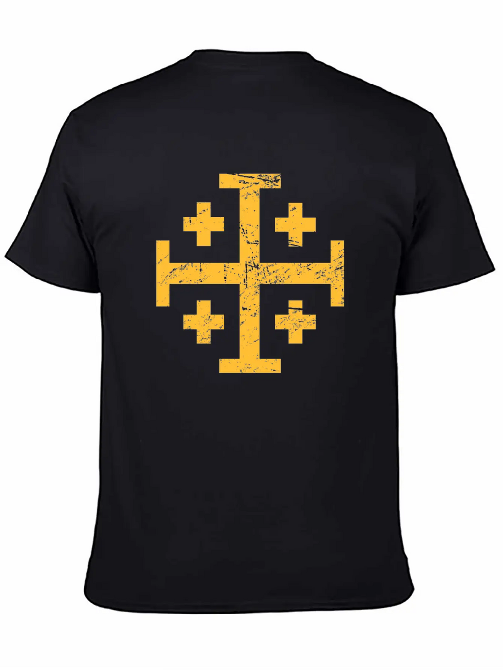 Cross Of Jerusalem | Renaissance Festival Unisex Casual T-Shirt – Clean Design For Daily Comfort