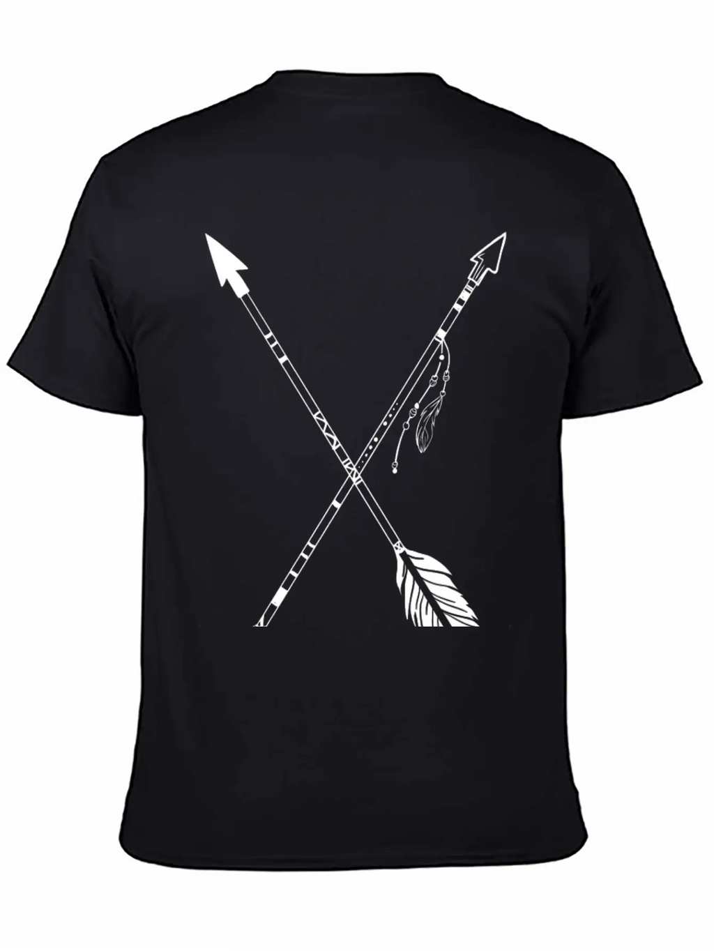 Crossed Indian Arrows Unisex Casual T-Shirt – Clean Design For Daily Comfort