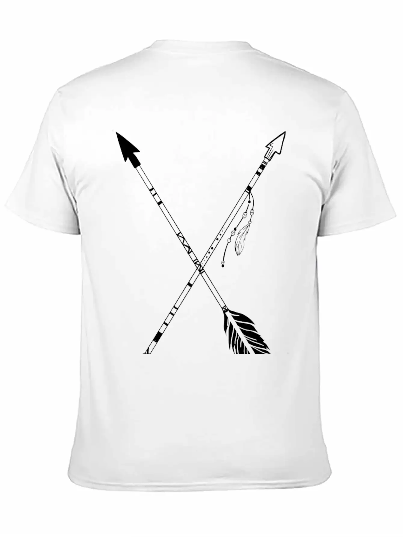Crossed Indian Arrows Unisex Casual T-Shirt – Clean Design For Daily Comfort