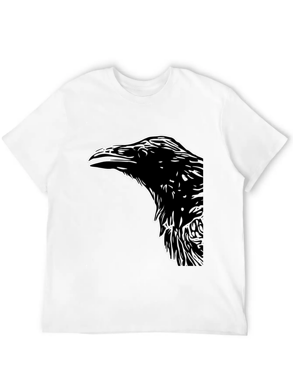 Crow Essential Cotton Tee For Daily Outfits – Unisex Style