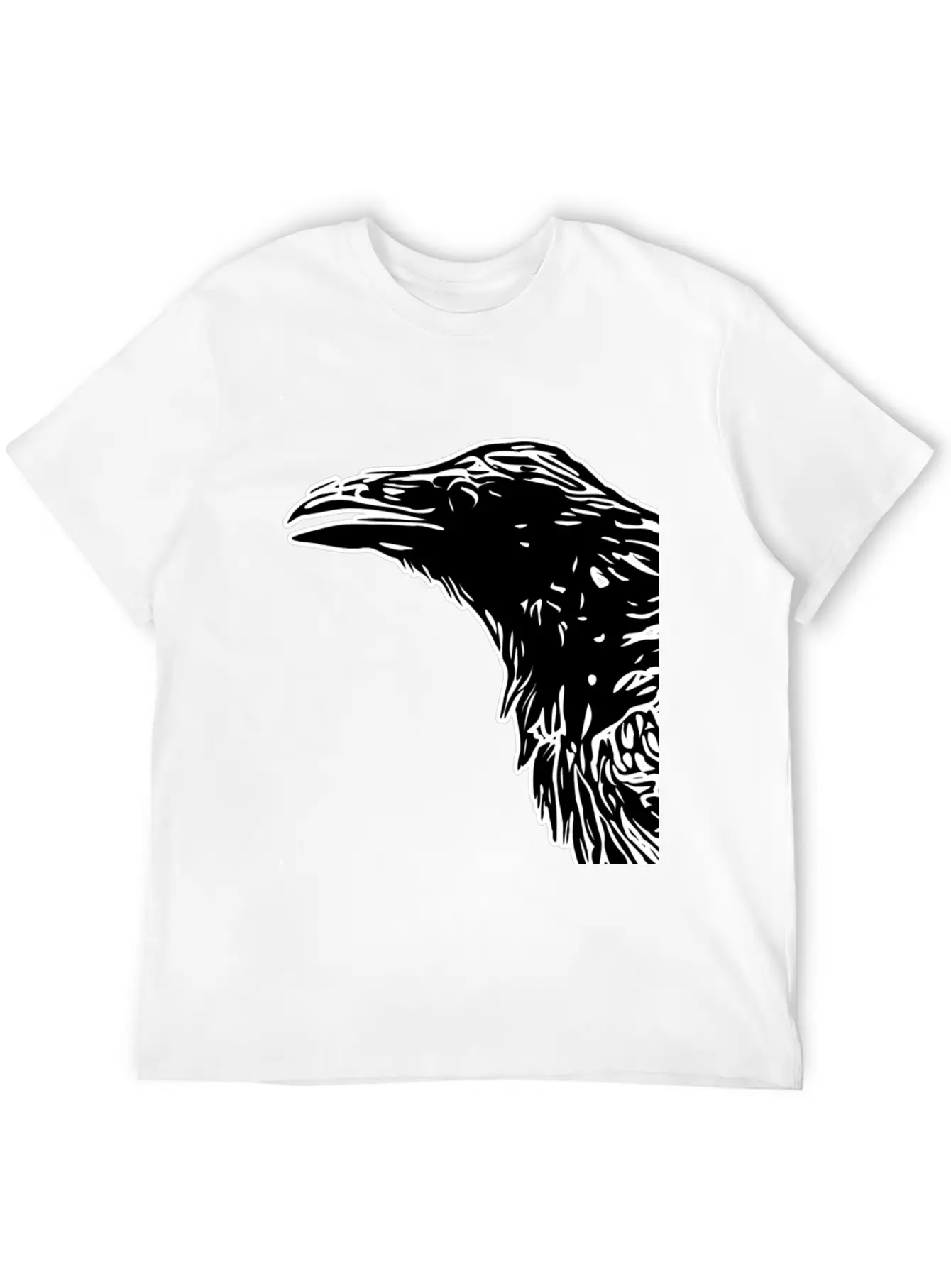 Crow Essential Cotton Tee For Daily Outfits – Unisex Style