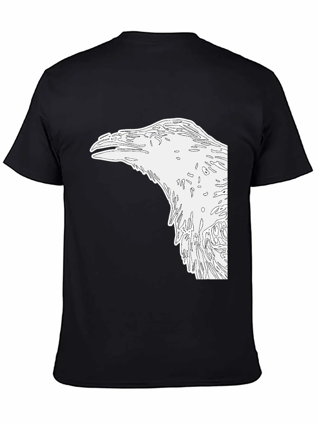 Crow Essential Cotton Tee For Daily Outfits – Unisex Style