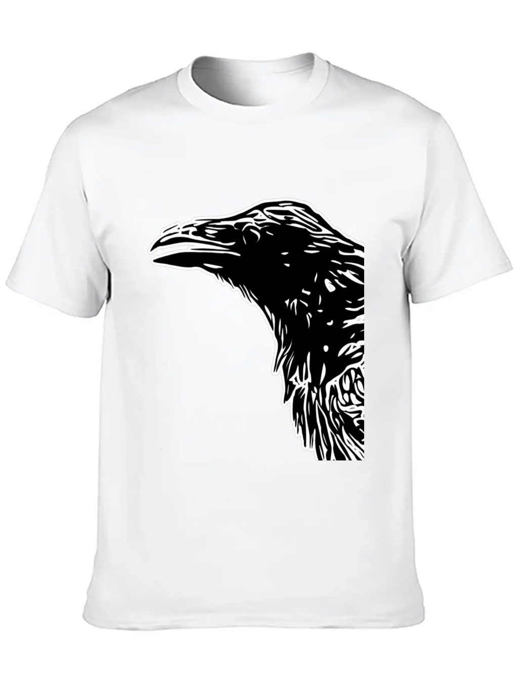 Crow Essential Cotton Tee For Daily Outfits – Unisex Style