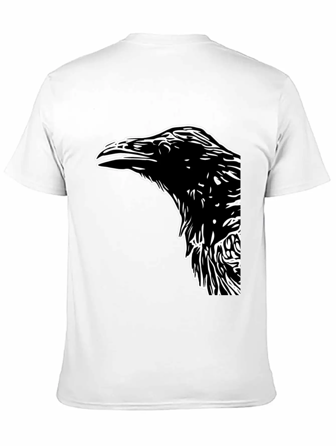 Crow Essential Cotton Tee For Daily Outfits – Unisex Style