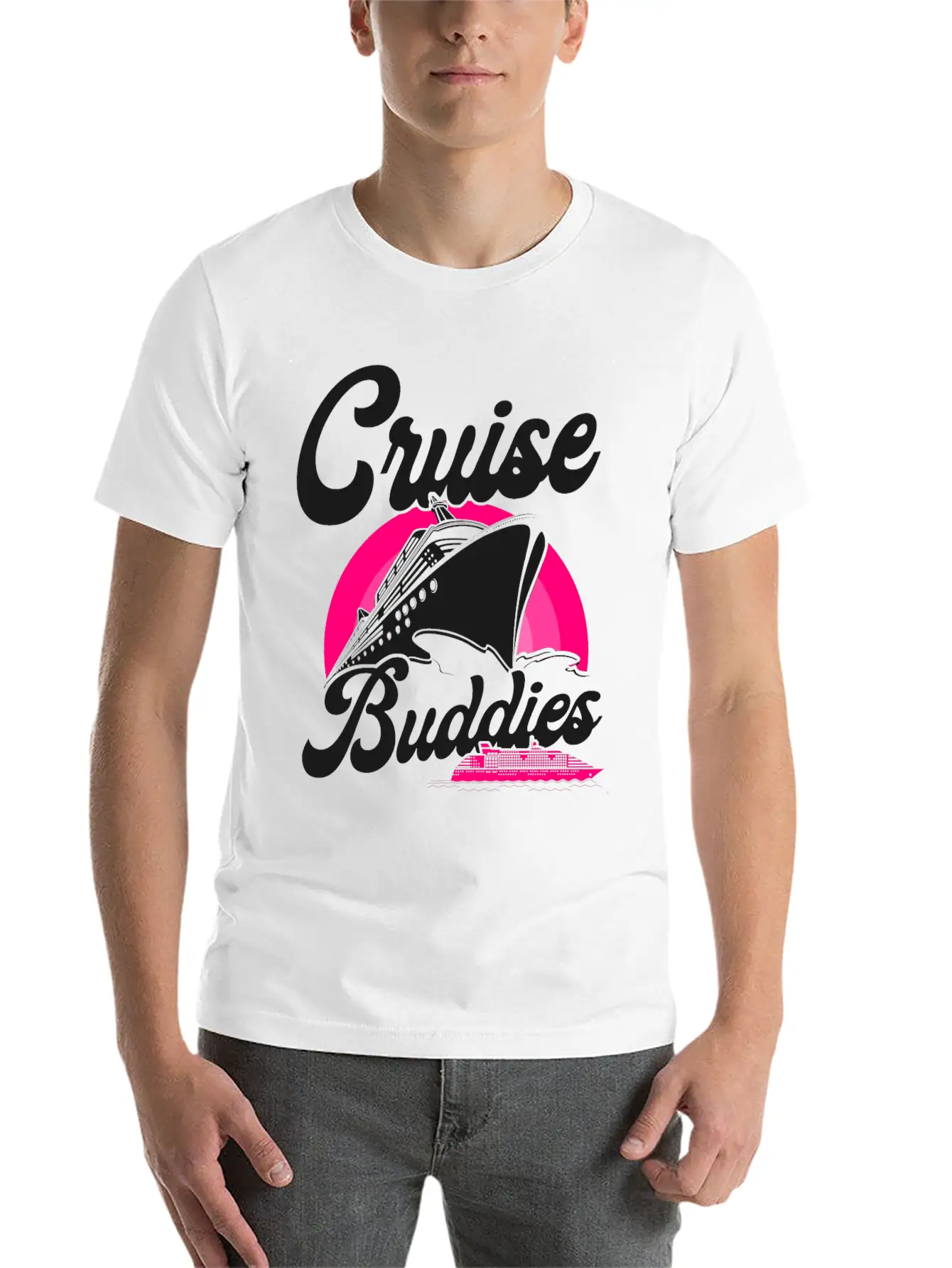 Cruise Ship Vacation Friends Girl Breathable Soft Cotton T-Shirt – Timeless Casual Look