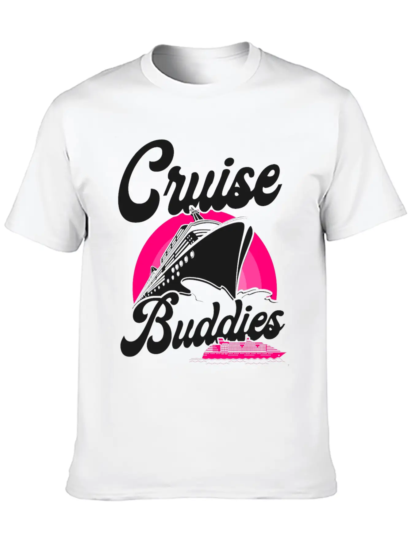 Cruise Ship Vacation Friends Girl Breathable Soft Cotton T-Shirt – Timeless Casual Look