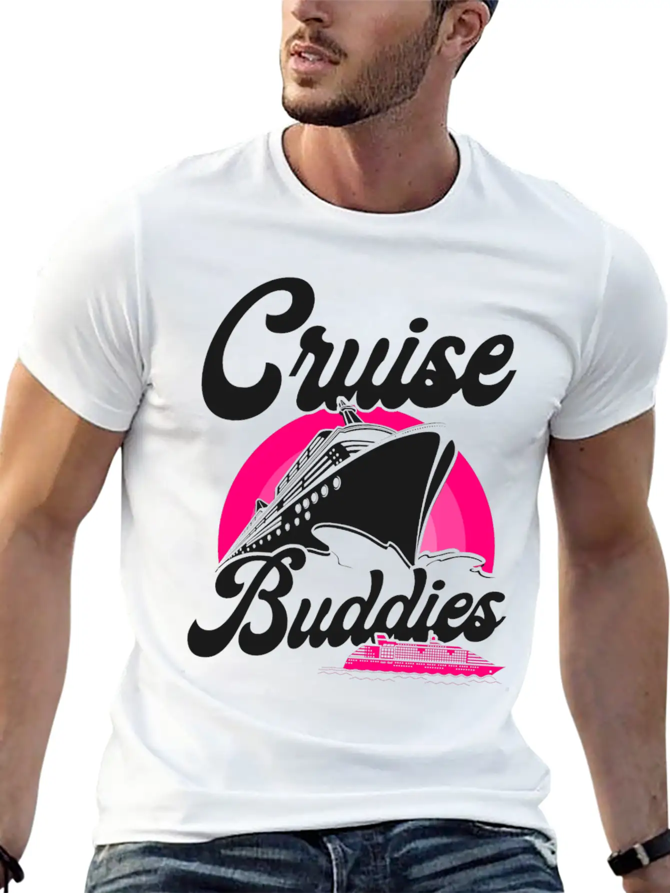 Cruise Ship Vacation Friends Girl Breathable Soft Cotton T-Shirt – Timeless Casual Look