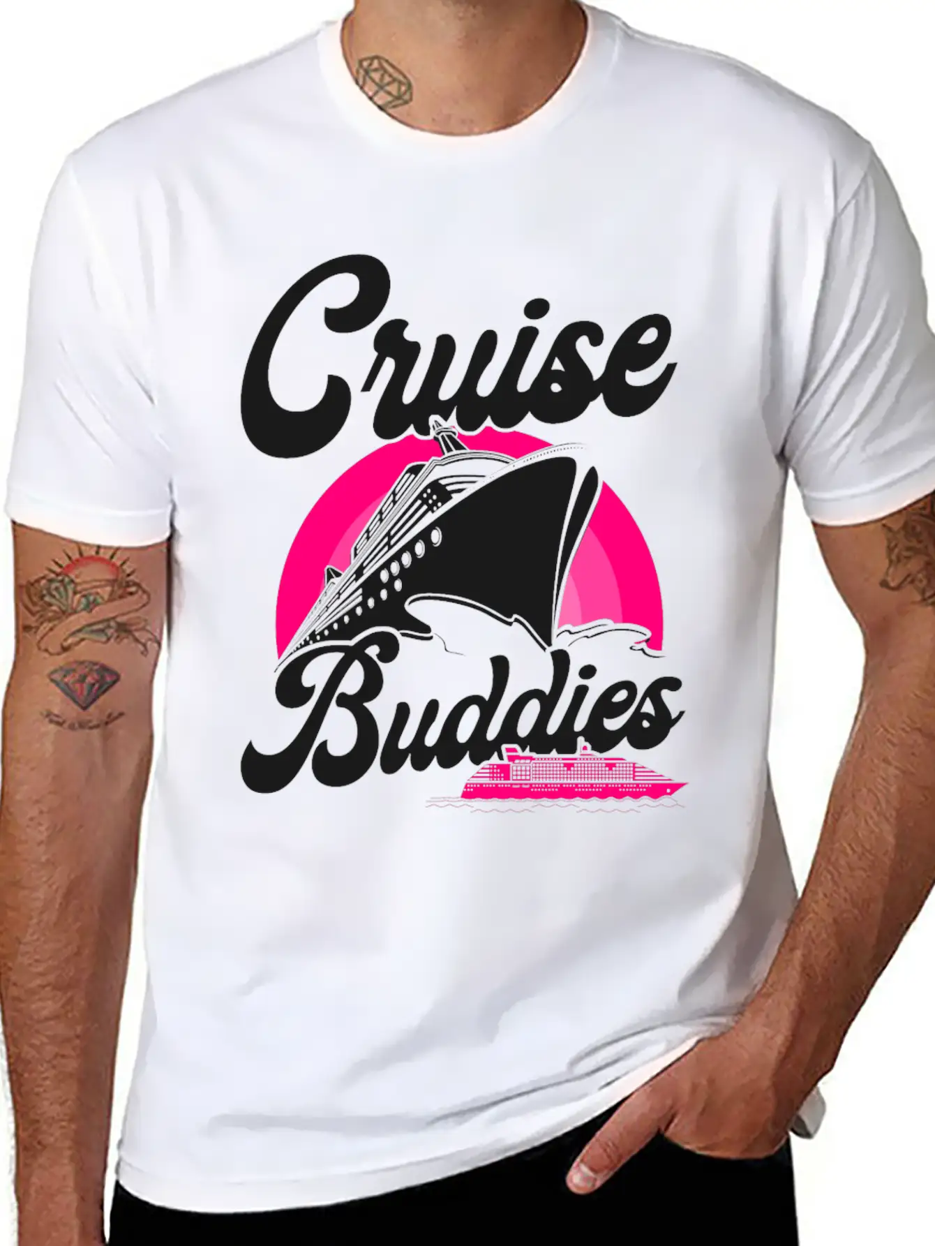 Cruise Ship Vacation Friends Girl Breathable Soft Cotton T-Shirt – Timeless Casual Look