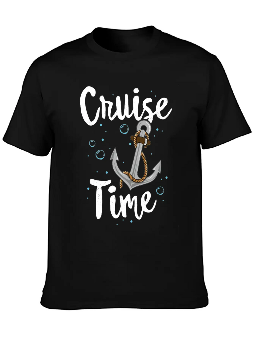 Cruise Time TShirt Family Vacation Anchor Kids Stylish Everyday T-Shirt – Unisex Basic Cotton Tee