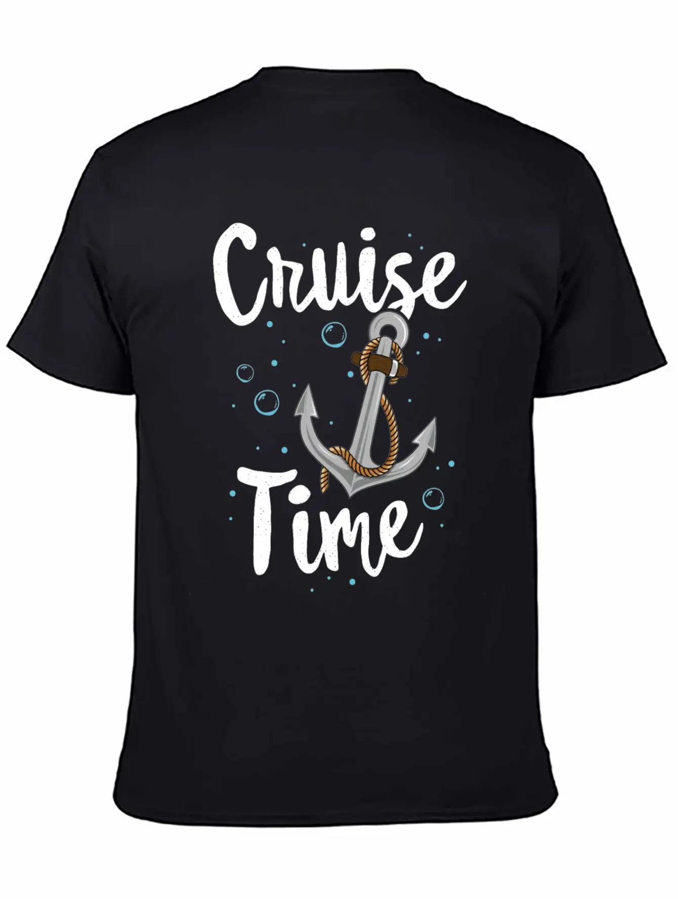 Cruise Time TShirt Family Vacation Anchor Kids Stylish Everyday T-Shirt – Unisex Basic Cotton Tee