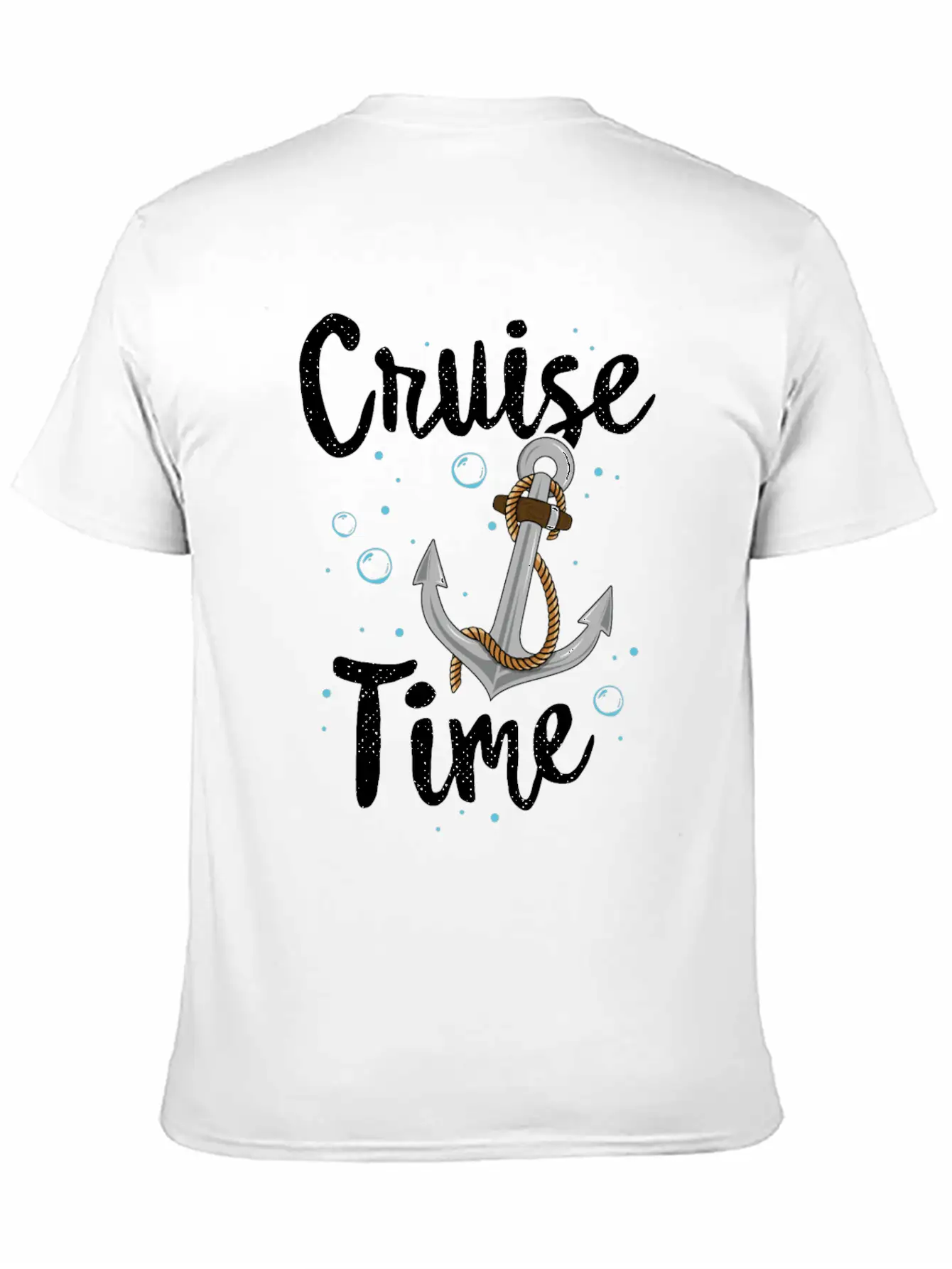 Cruise Time TShirt Family Vacation Anchor Kids Stylish Everyday T-Shirt – Unisex Basic Cotton Tee