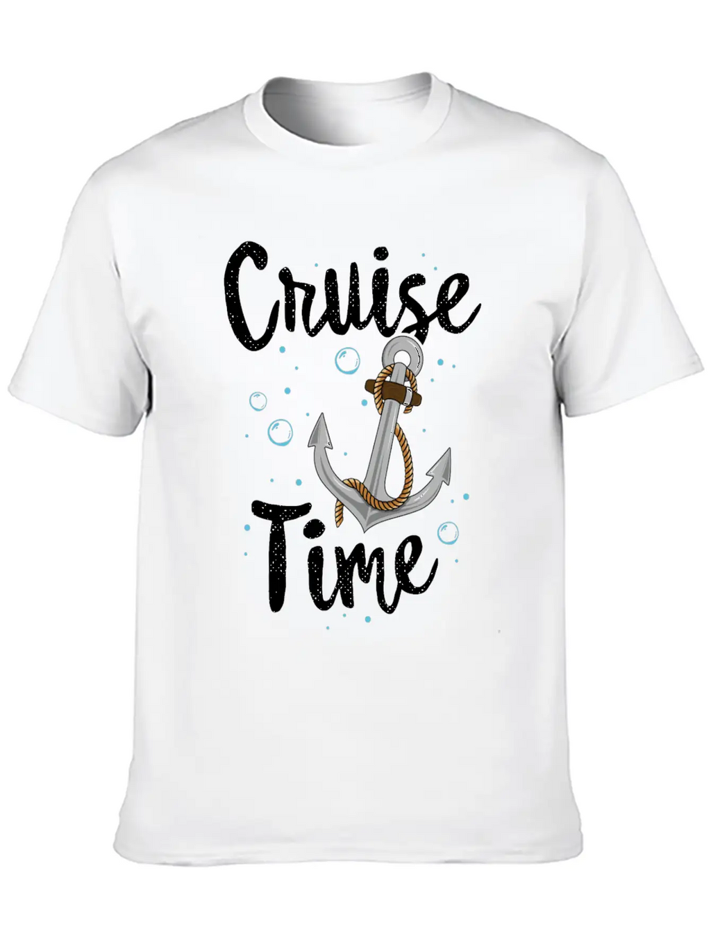 Cruise Time TShirt Family Vacation Anchor Kids Stylish Everyday T-Shirt – Unisex Basic Cotton Tee