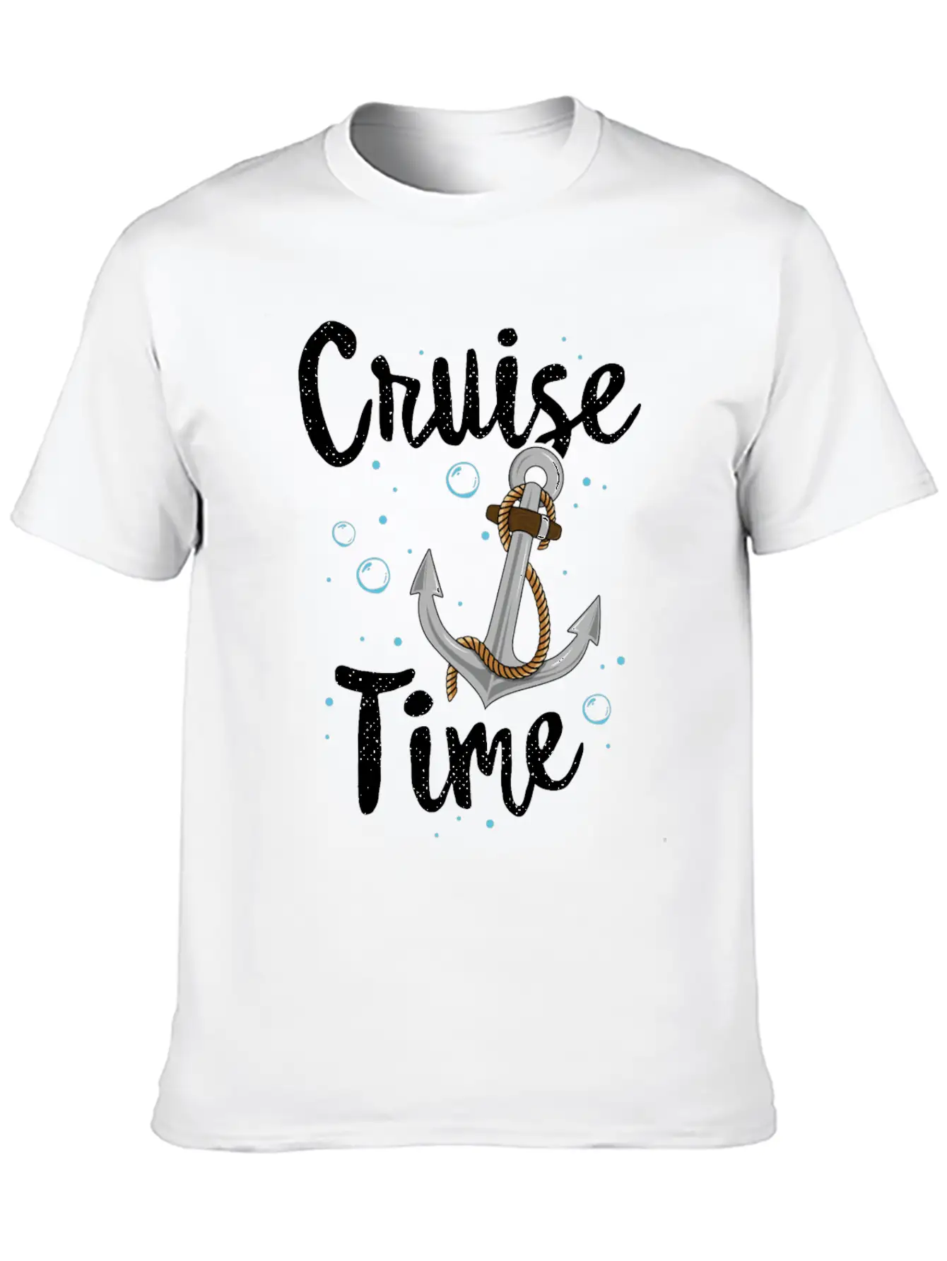 Cruise Time TShirt Family Vacation Anchor Kids Stylish Everyday T-Shirt – Unisex Basic Cotton Tee