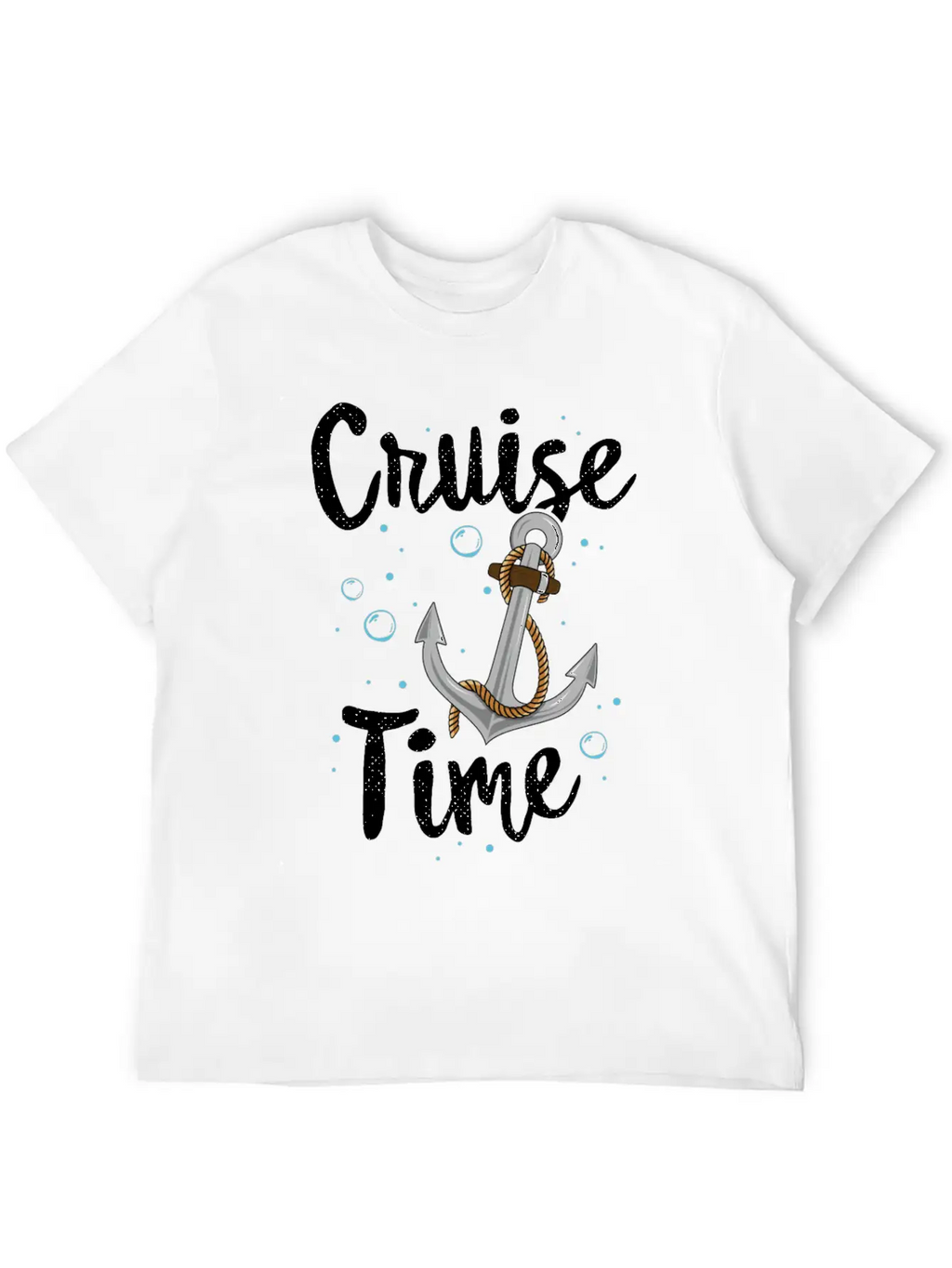 Cruise Time TShirt Family Vacation Anchor Kids Stylish Everyday T-Shirt – Unisex Basic Cotton Tee