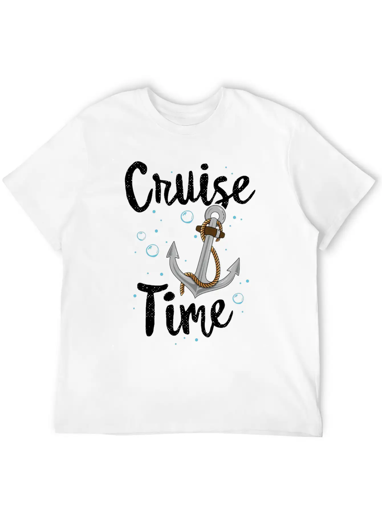 Cruise Time TShirt Family Vacation Anchor Kids Stylish Everyday T-Shirt – Unisex Basic Cotton Tee