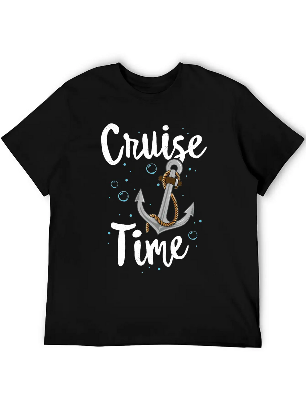 Cruise Time TShirt Family Vacation Anchor Kids Stylish Everyday T-Shirt – Unisex Basic Cotton Tee