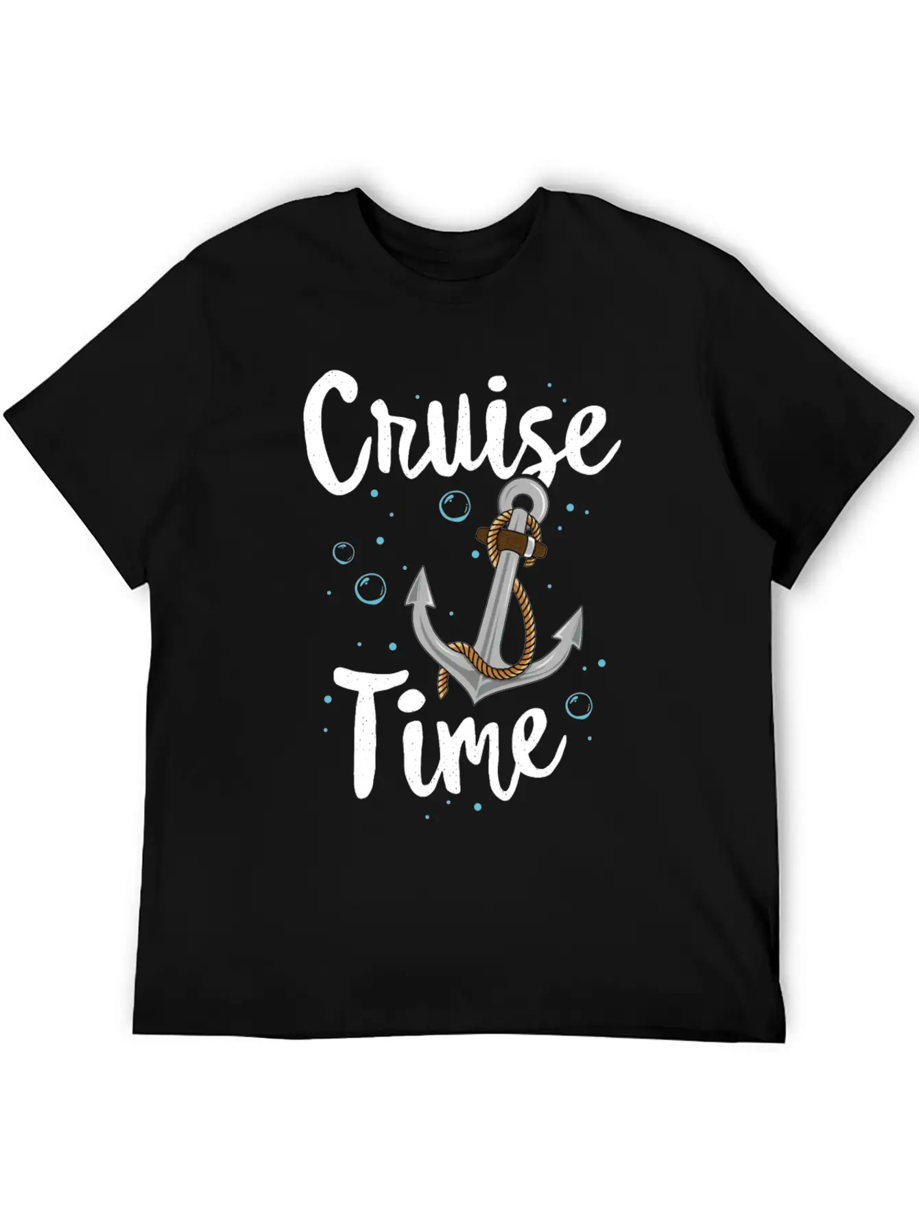 Cruise Time TShirt Family Vacation Anchor Kids Stylish Everyday T-Shirt – Unisex Basic Cotton Tee