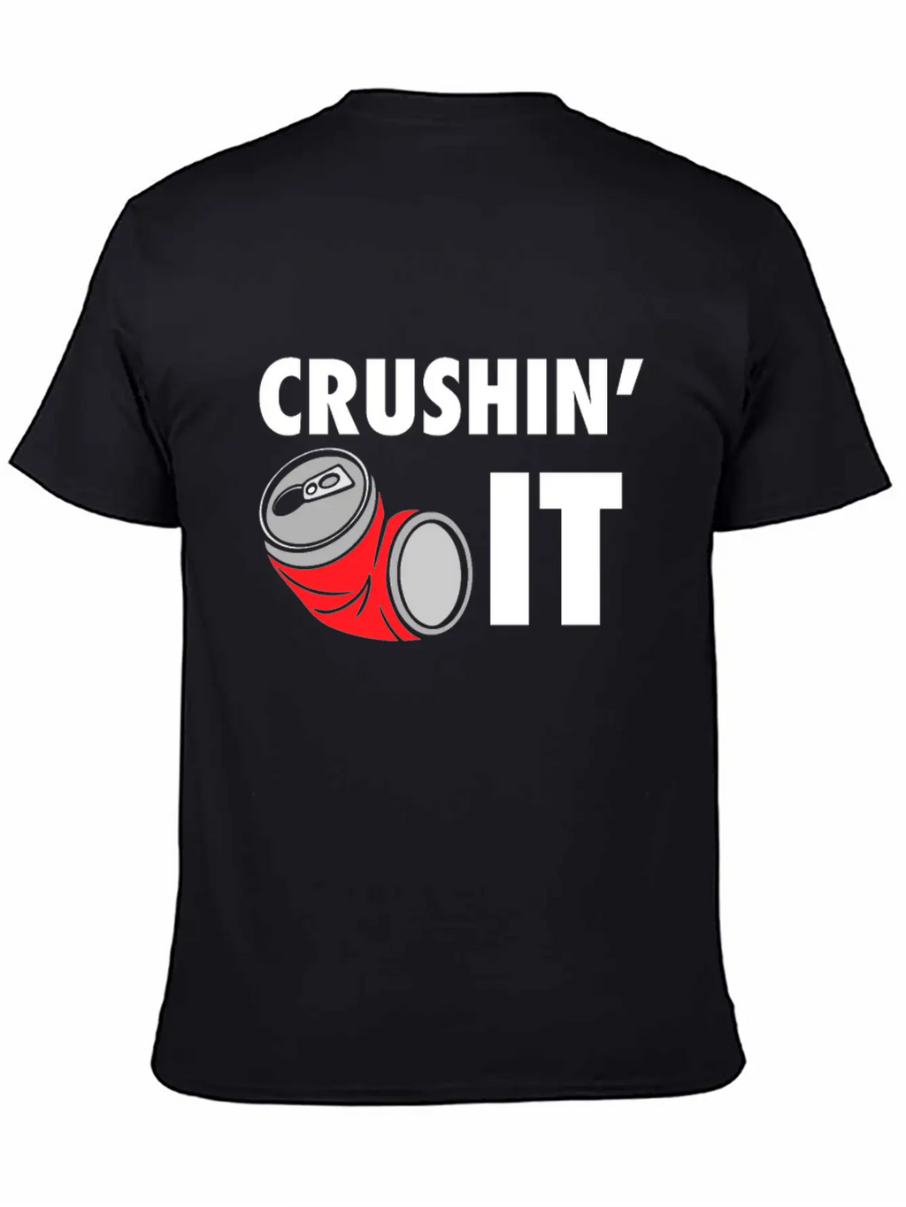 Crushin' It Workout Motivation - Gym Workout Fitne Unisex Casual T-Shirt – Clean Design For Daily Comfort