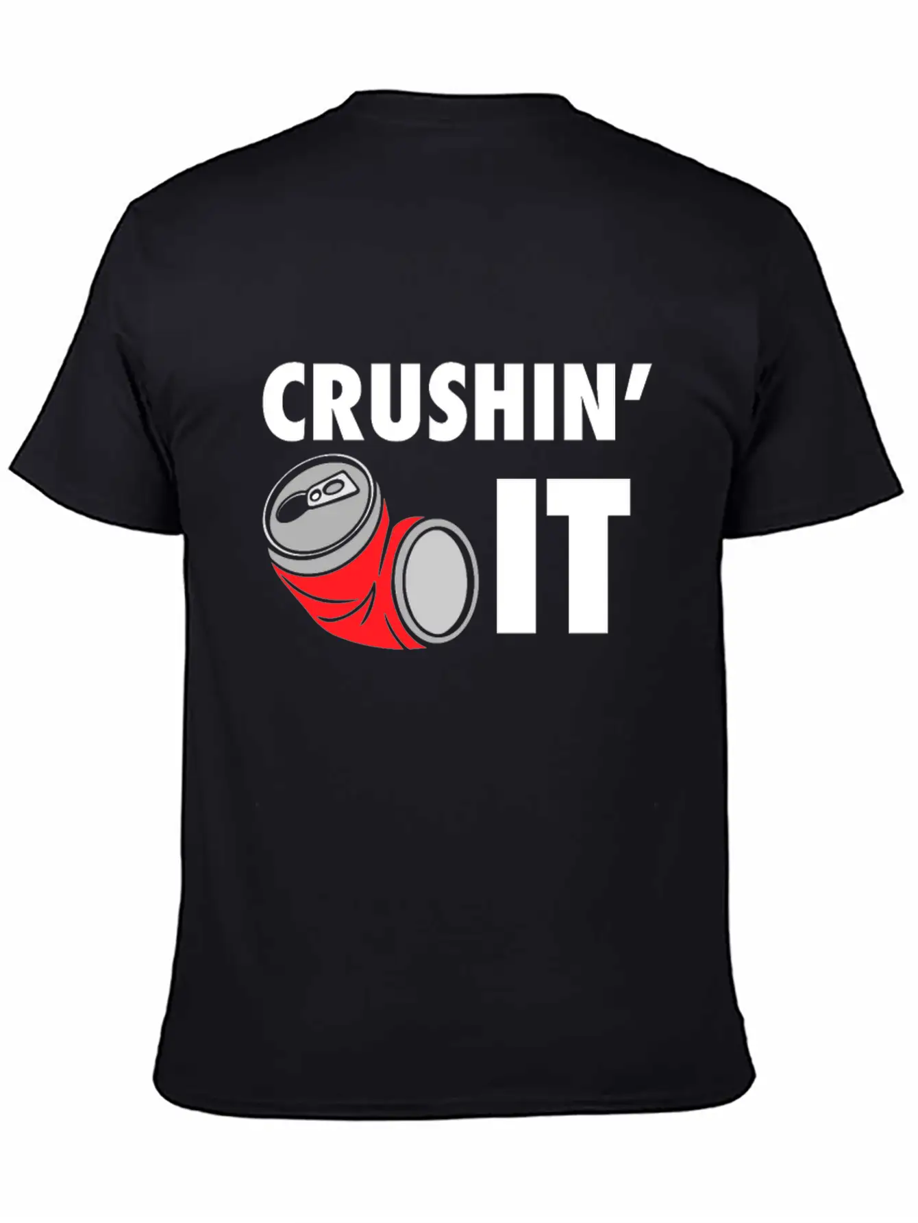 Crushin' It Workout Motivation - Gym Workout Fitne Unisex Casual T-Shirt – Clean Design For Daily Comfort