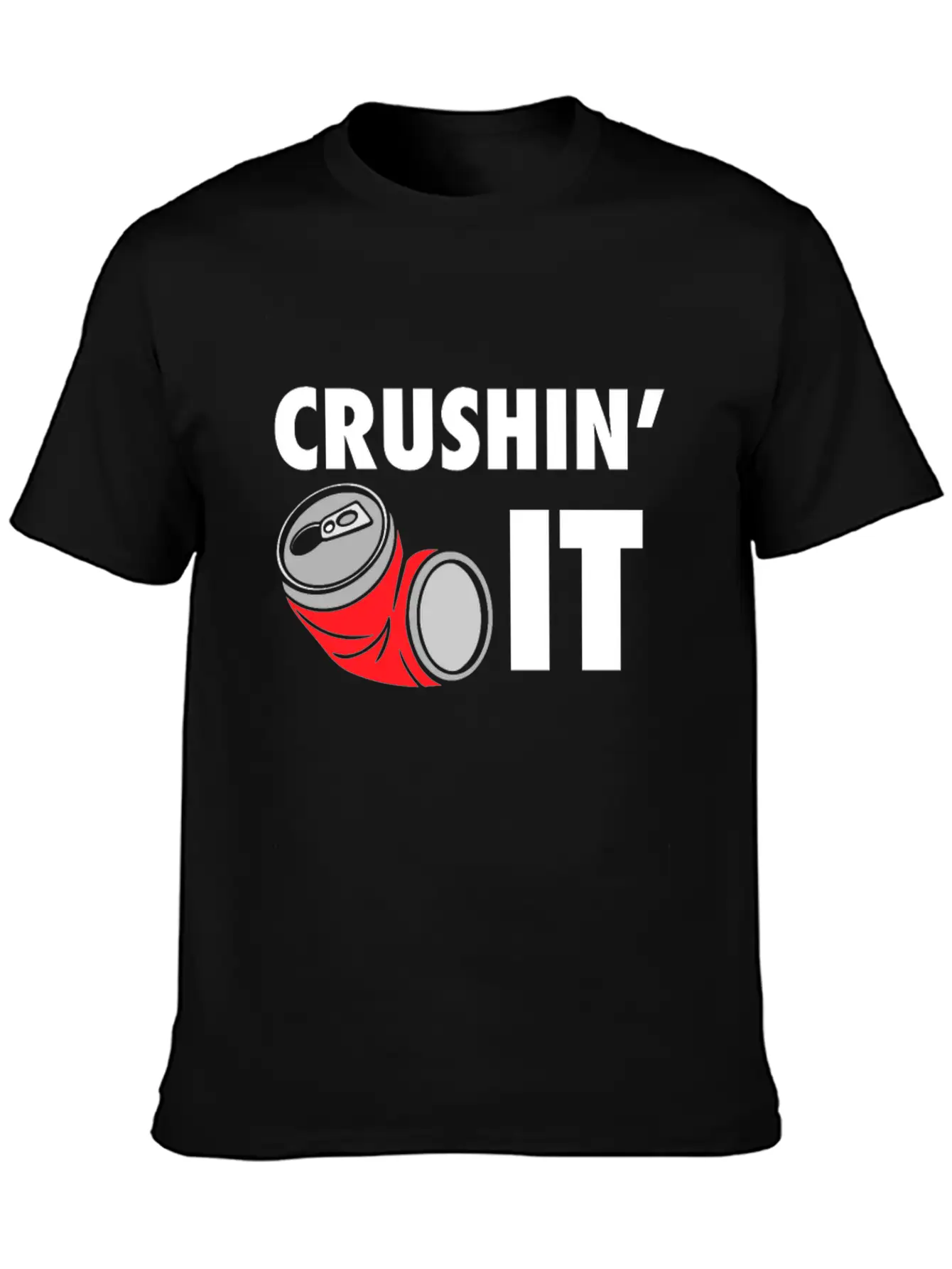 Crushin' It Workout Motivation - Gym Workout Fitne Unisex Casual T-Shirt – Clean Design For Daily Comfort