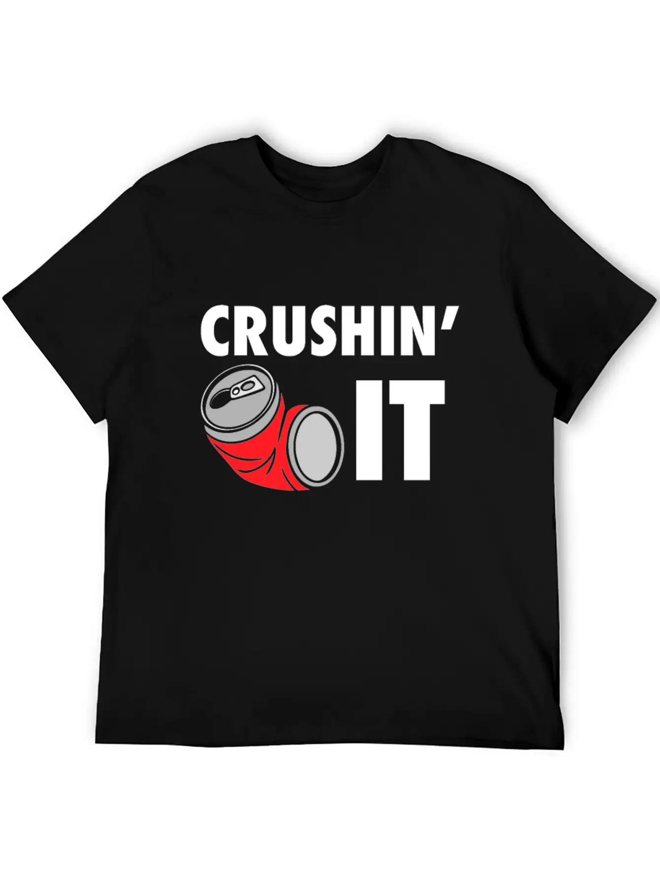 Crushin' It Workout Motivation - Gym Workout Fitne Unisex Casual T-Shirt – Clean Design For Daily Comfort