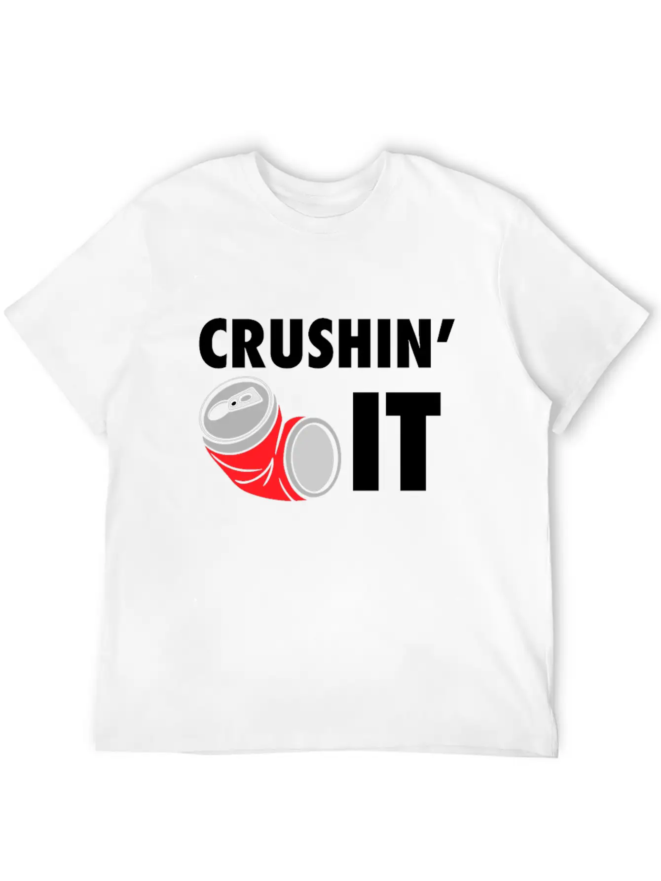 Crushin' It Workout Motivation - Gym Workout Fitne Unisex Casual T-Shirt – Clean Design For Daily Comfort