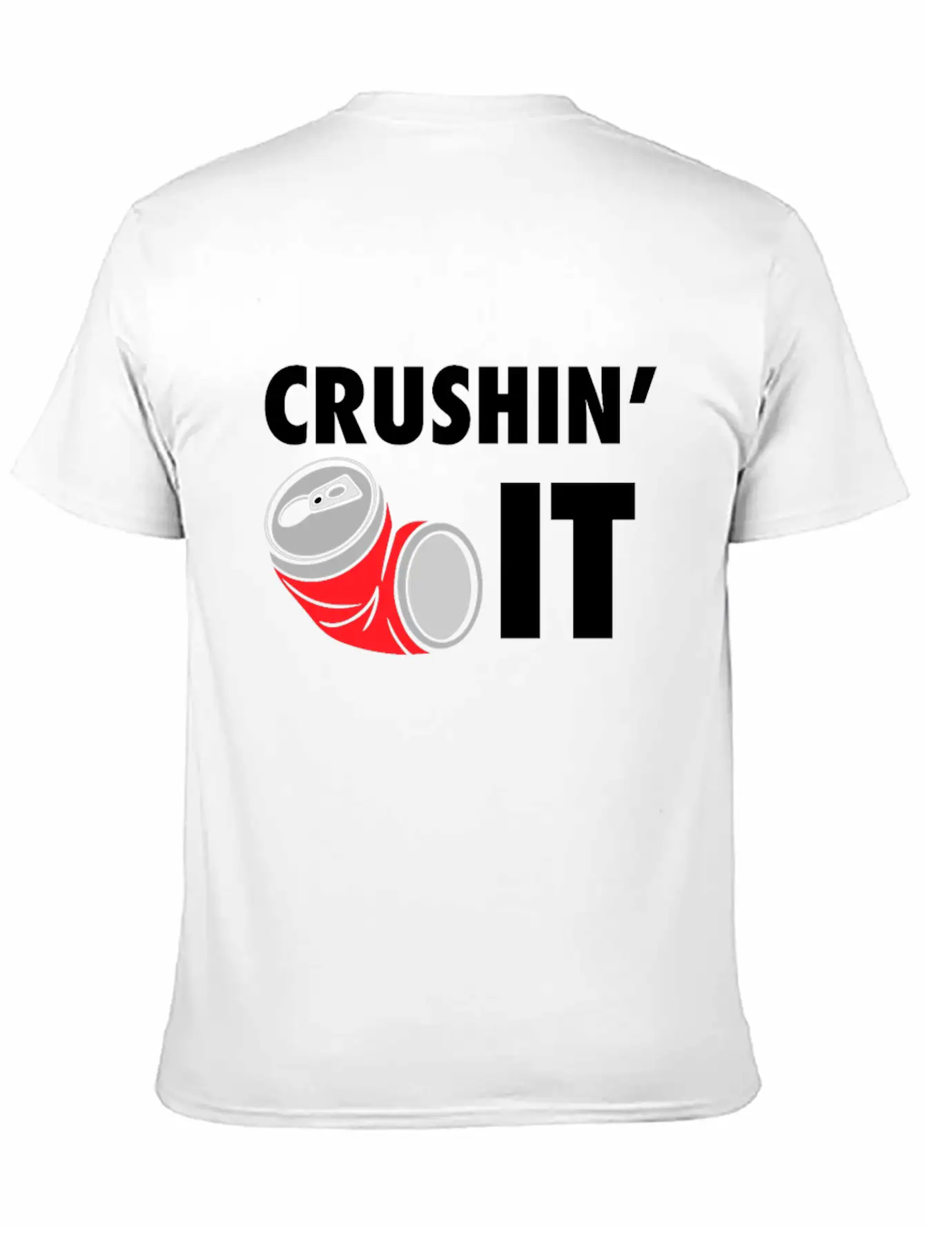 Crushin' It Workout Motivation - Gym Workout Fitne Unisex Casual T-Shirt – Clean Design For Daily Comfort