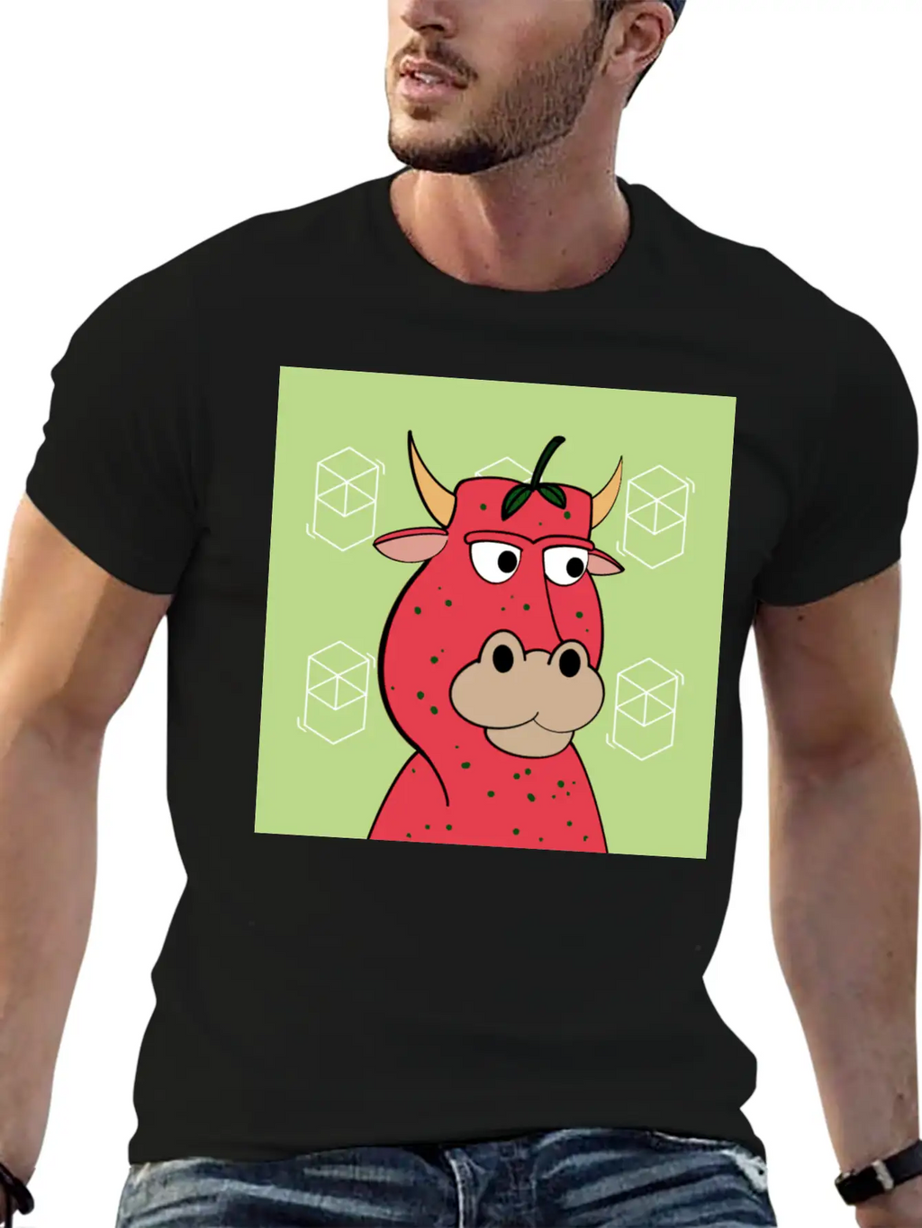 Crypto Bull Casual Graphic T-Shirt – Simple And Comfortable Daily Wear