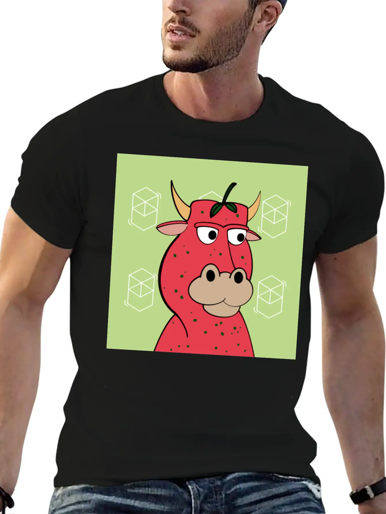 Crypto Bull Casual Graphic T-Shirt – Simple And Comfortable Daily Wear