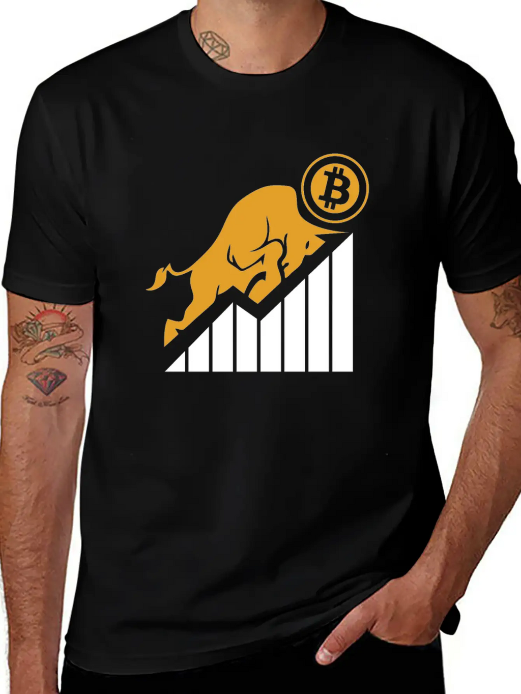 Crypto Cryptocurrency Blockchains Bitcoins Miner Essential Cotton Tee For Daily Outfits – Unisex Style