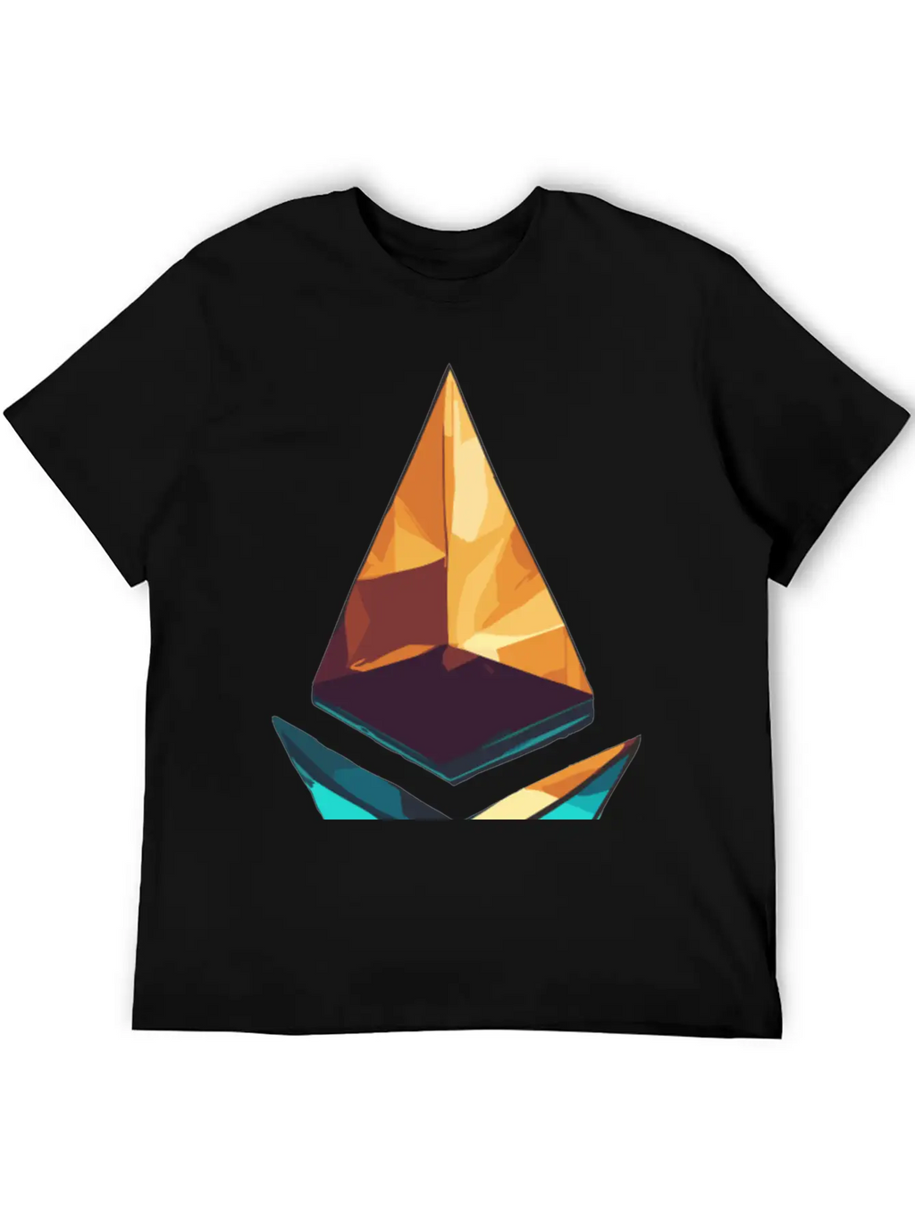 Crypto Ethereum Logo Design Essential Cotton Tee For Daily Outfits – Unisex Style