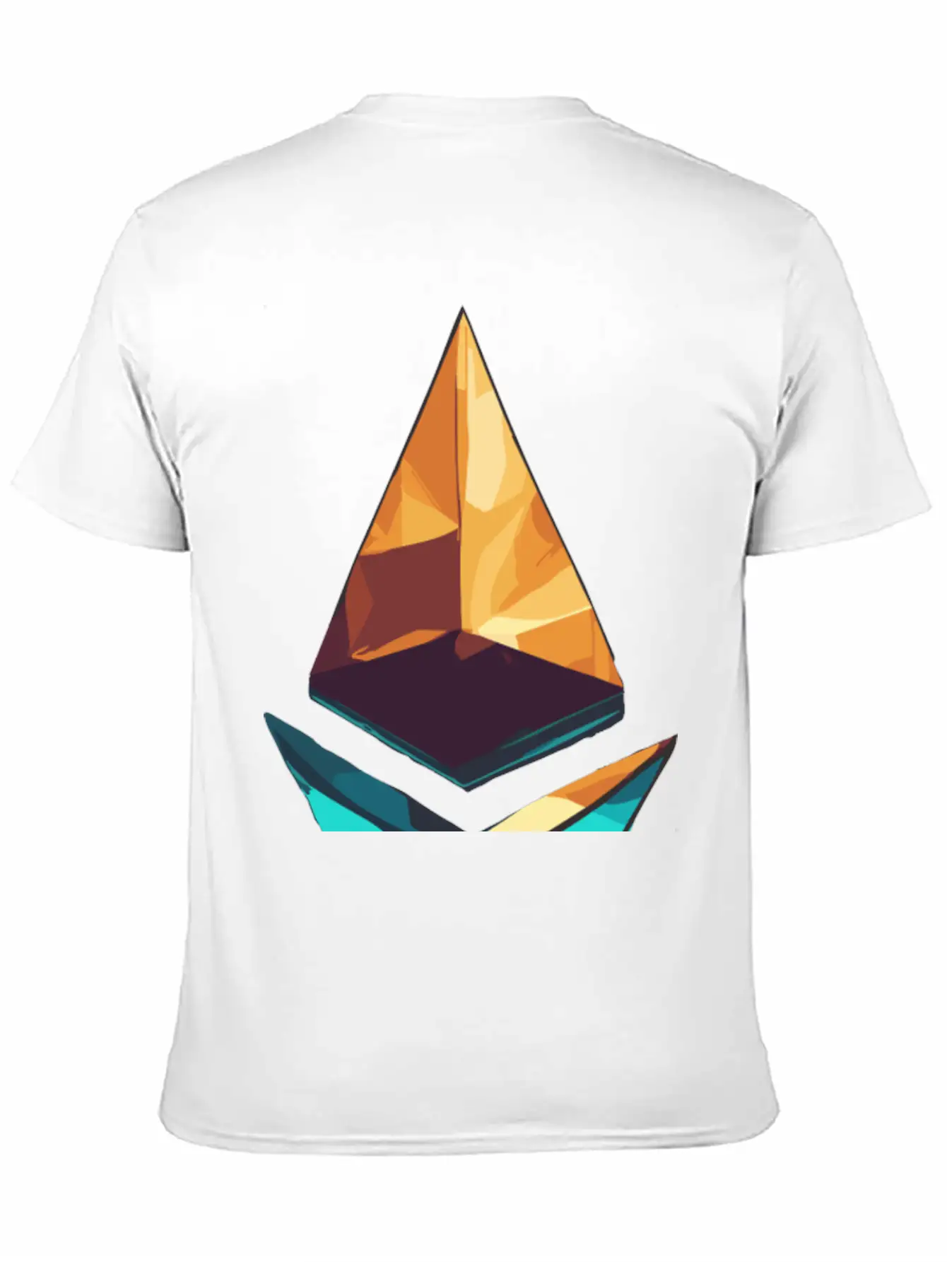 Crypto Ethereum Logo Design Essential Cotton Tee For Daily Outfits – Unisex Style