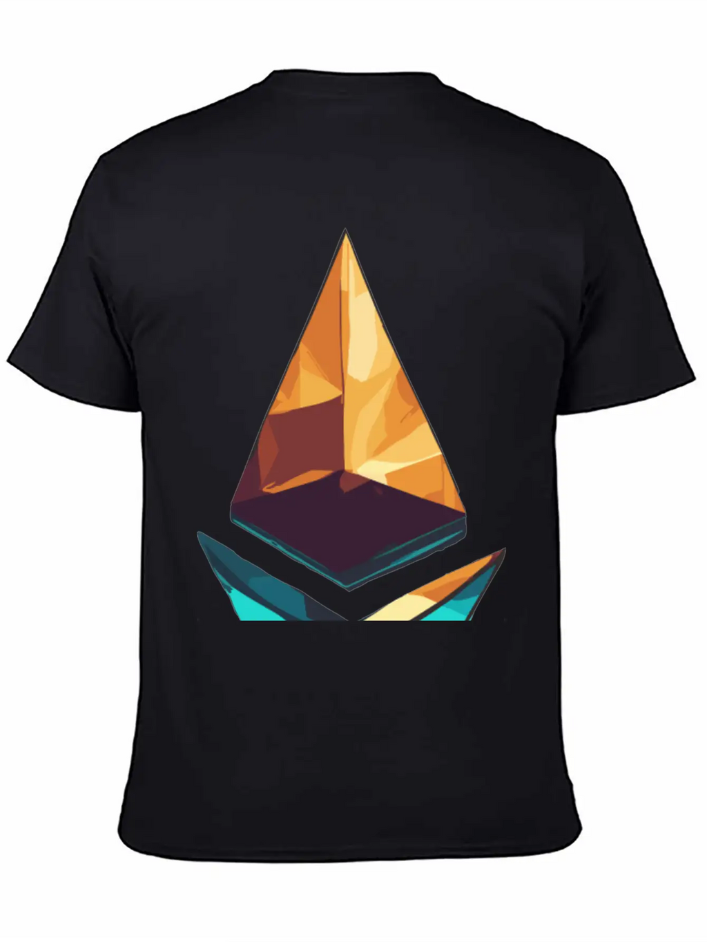 Crypto Ethereum Logo Design Essential Cotton Tee For Daily Outfits – Unisex Style