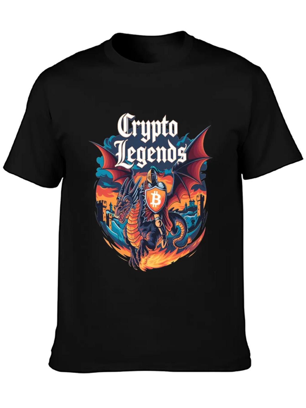 Crypto Legends Unisex Casual T-Shirt – Clean Design For Daily Comfort