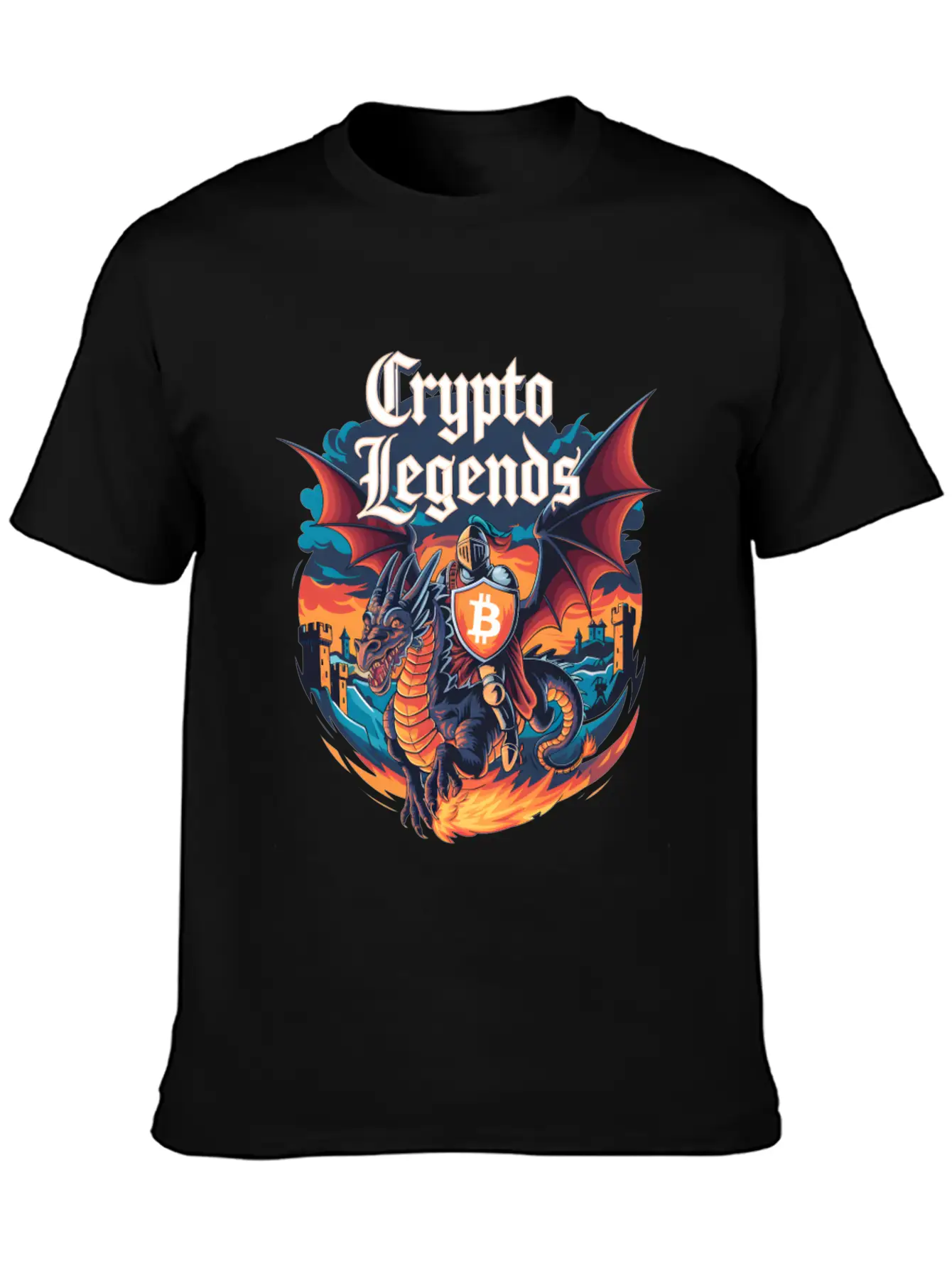 Crypto Legends Unisex Casual T-Shirt – Clean Design For Daily Comfort
