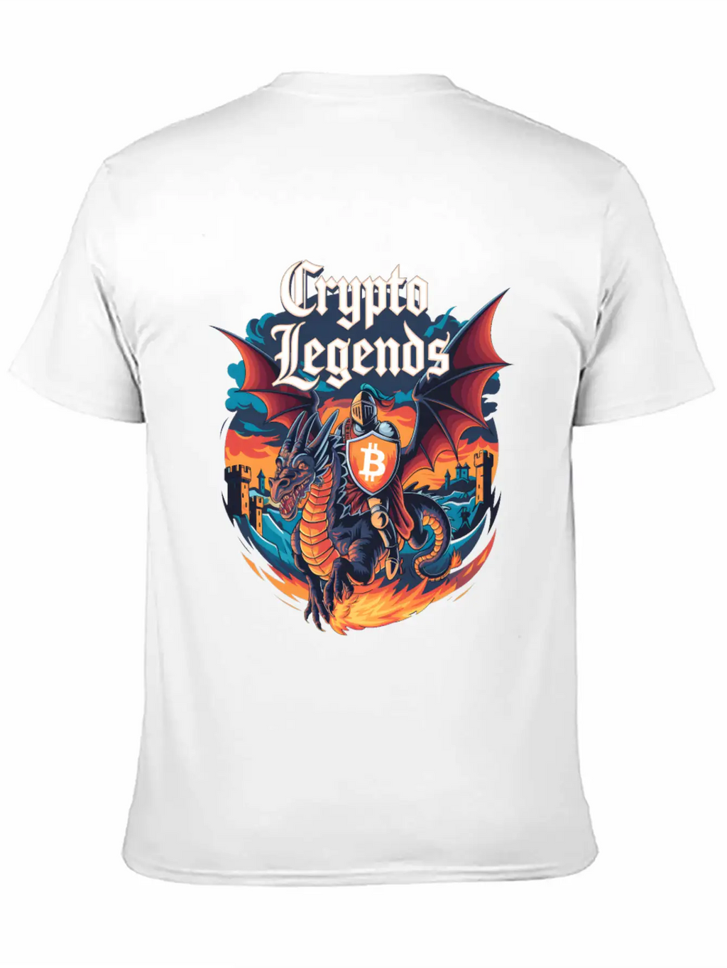 Crypto Legends Unisex Casual T-Shirt – Clean Design For Daily Comfort