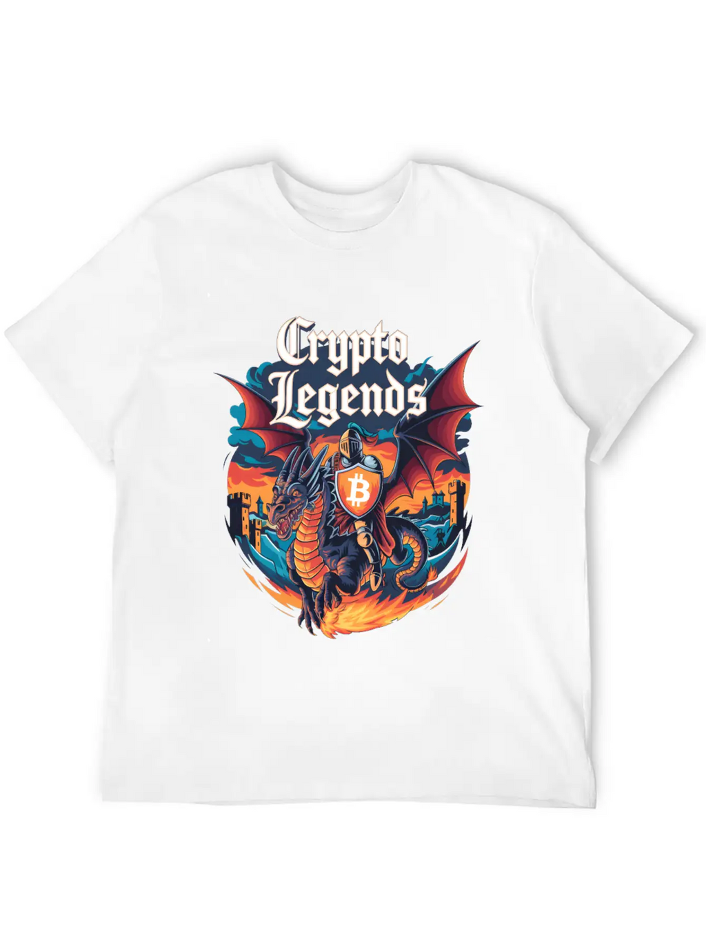 Crypto Legends Unisex Casual T-Shirt – Clean Design For Daily Comfort