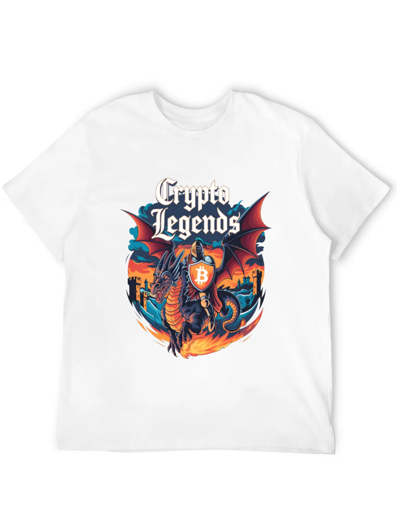 Crypto Legends Unisex Casual T-Shirt – Clean Design For Daily Comfort