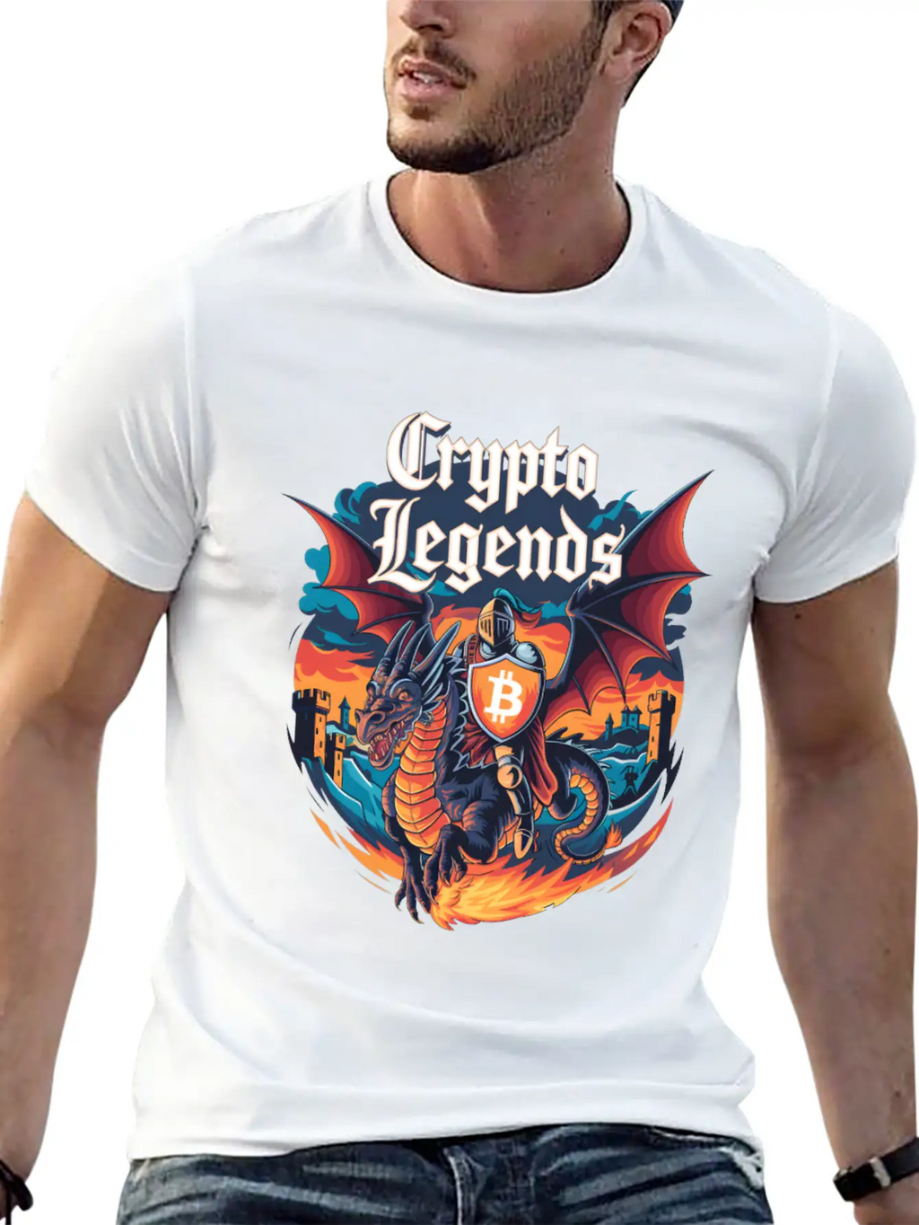 Crypto Legends Unisex Casual T-Shirt – Clean Design For Daily Comfort