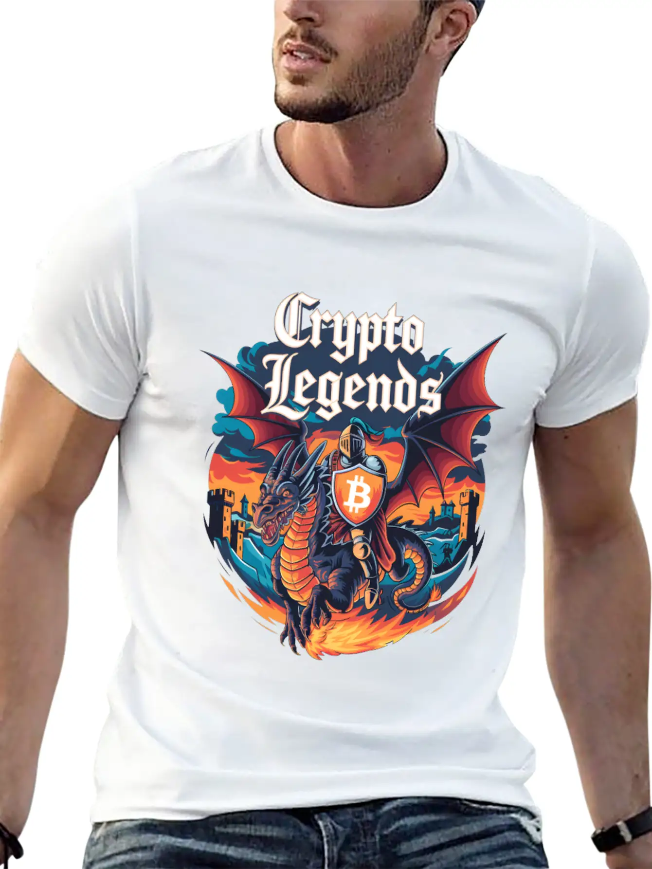 Crypto Legends Unisex Casual T-Shirt – Clean Design For Daily Comfort