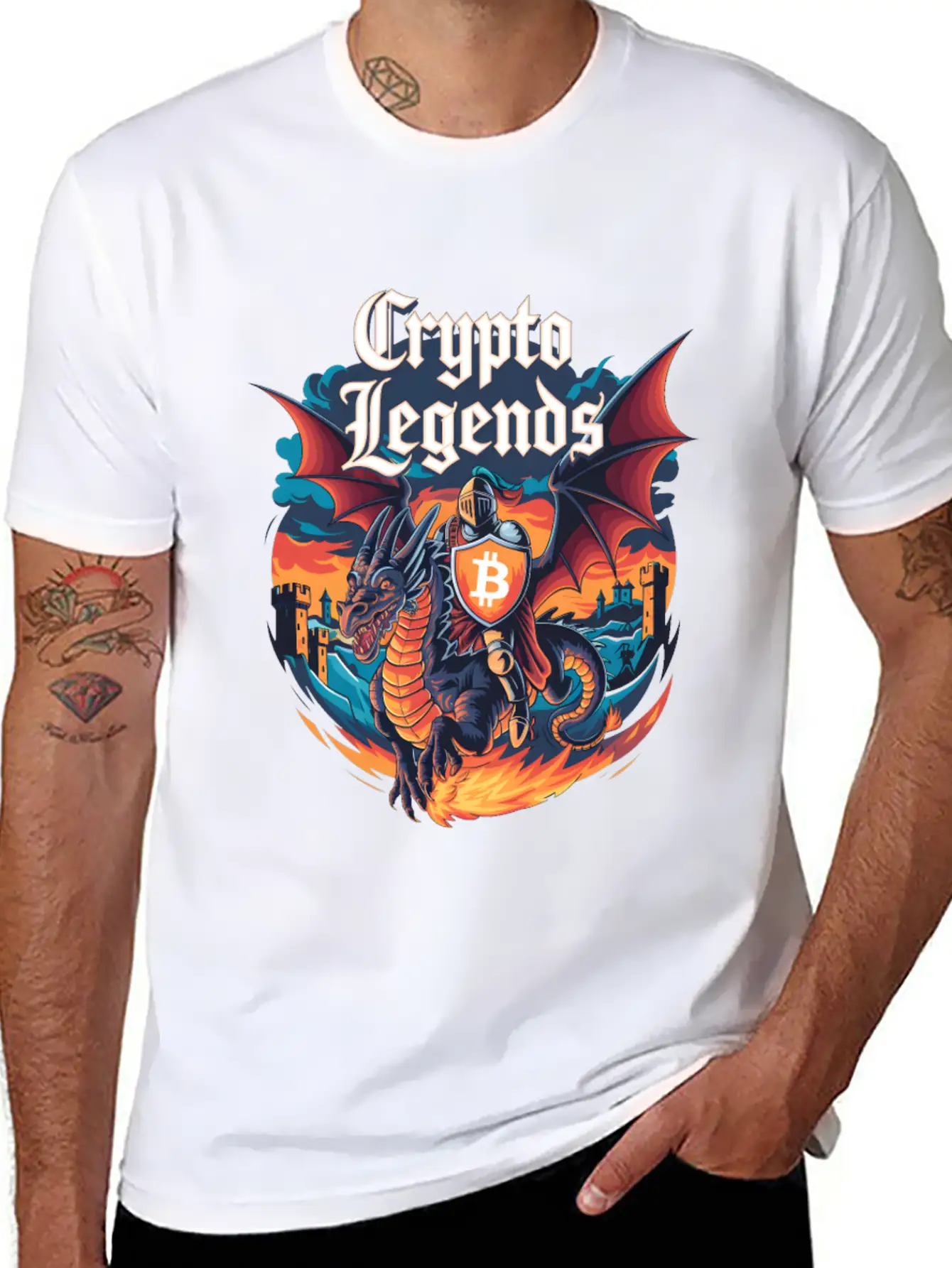Crypto Legends Unisex Casual T-Shirt – Clean Design For Daily Comfort