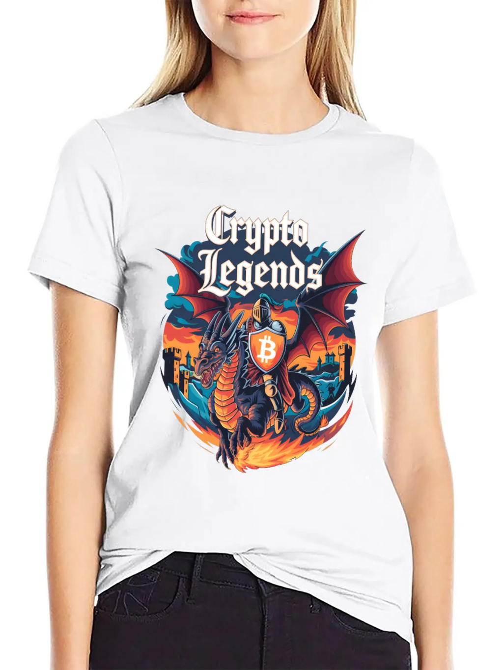 Crypto Legends Unisex Casual T-Shirt – Clean Design For Daily Comfort