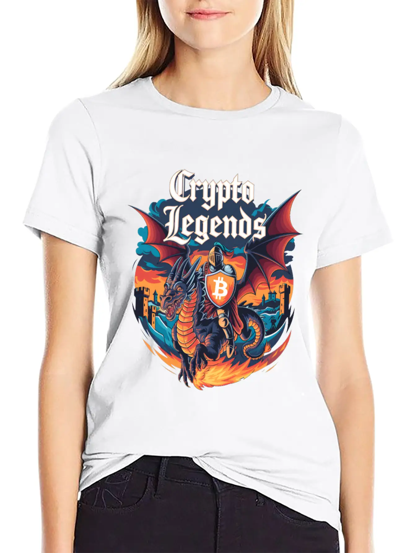 Crypto Legends Unisex Casual T-Shirt – Clean Design For Daily Comfort