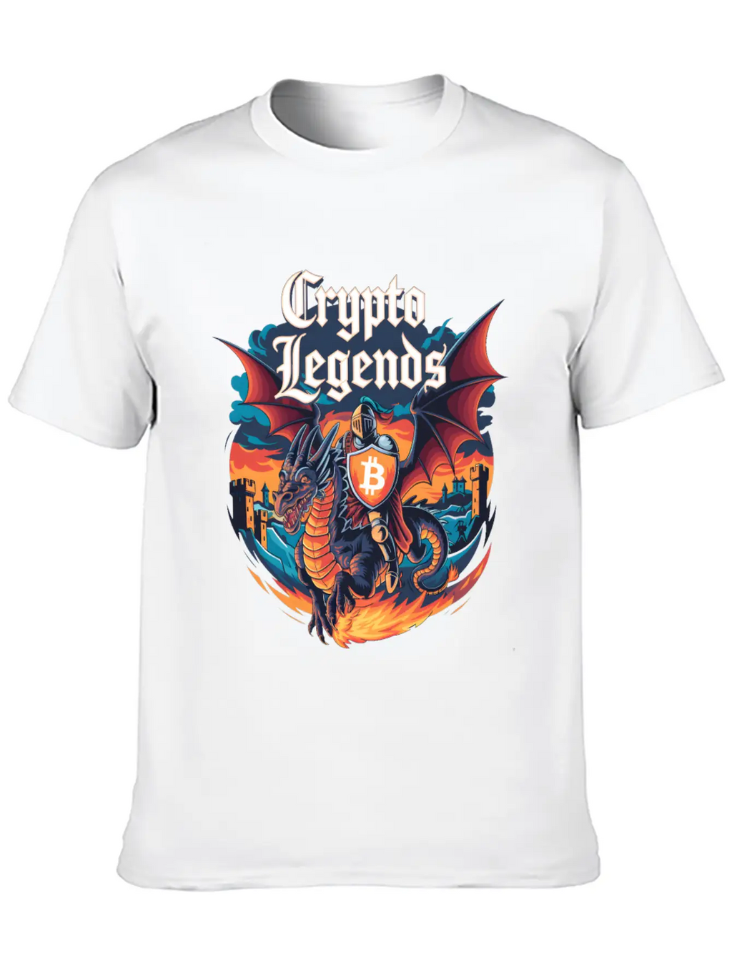 Crypto Legends Unisex Casual T-Shirt – Clean Design For Daily Comfort